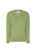Weekend Max Mara - Maglia Scollo a V in Lana, Seta e Cashmere