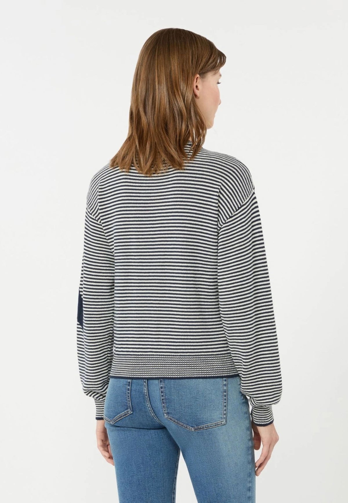 Weekend Max Mara - Cardigan Girocollo in Cotone con Intarsi 