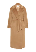 Weekend Max Mara - Cappotto Lungo in Lana, Alpaca e Mohair con Cintura
