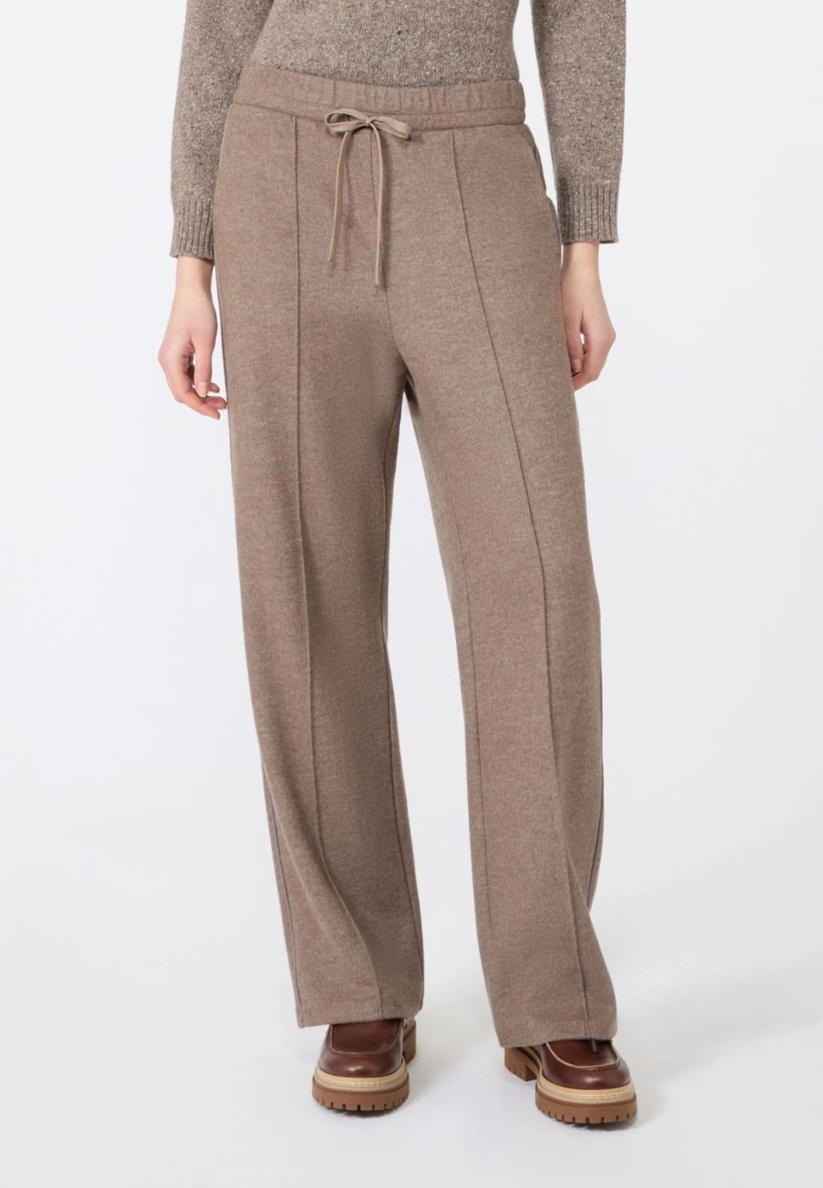 Weekend Max Mara - Pantalone Wide Leg in Jersey Drap 