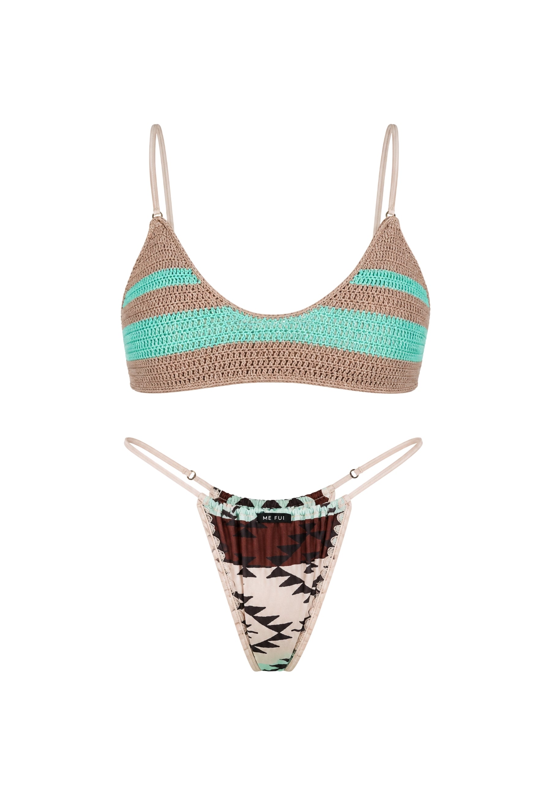 Me Fui – Bikini Donna Crochet con Slip Fantasia