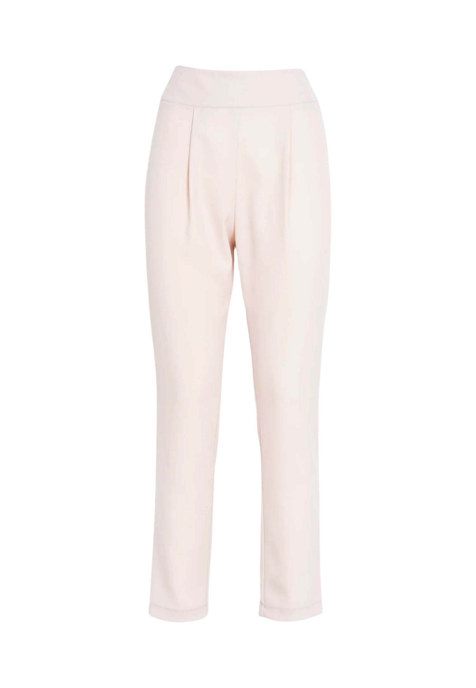 Pantalone cipria a vita alta 
