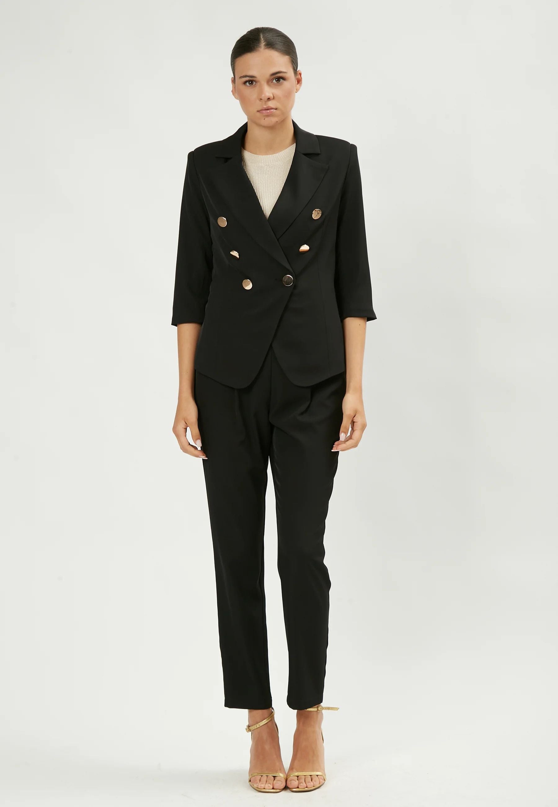 Pantalone a vita alta 