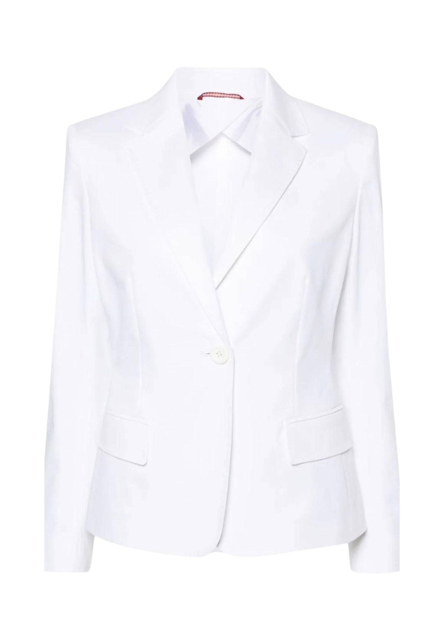 Giacca Sarnico in cotone stretch Bianco 