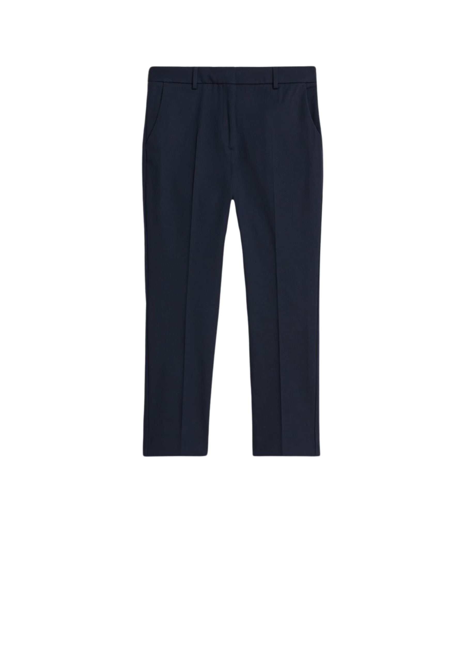 Pantalone a sigaretta in cotone stretch 