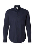 Men's Calvin Klein Essential shirt in refined midnight blue