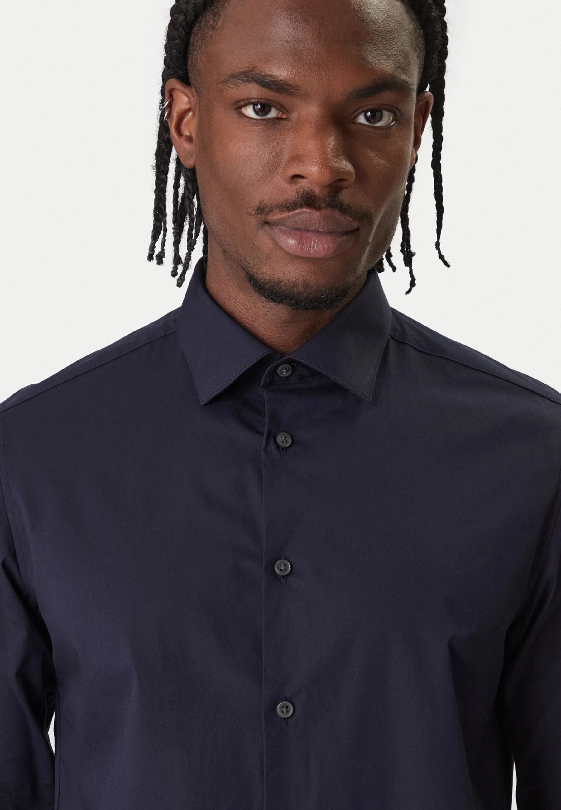 Camicia uomo Calvin Klein Essential in raffinato blu notte 