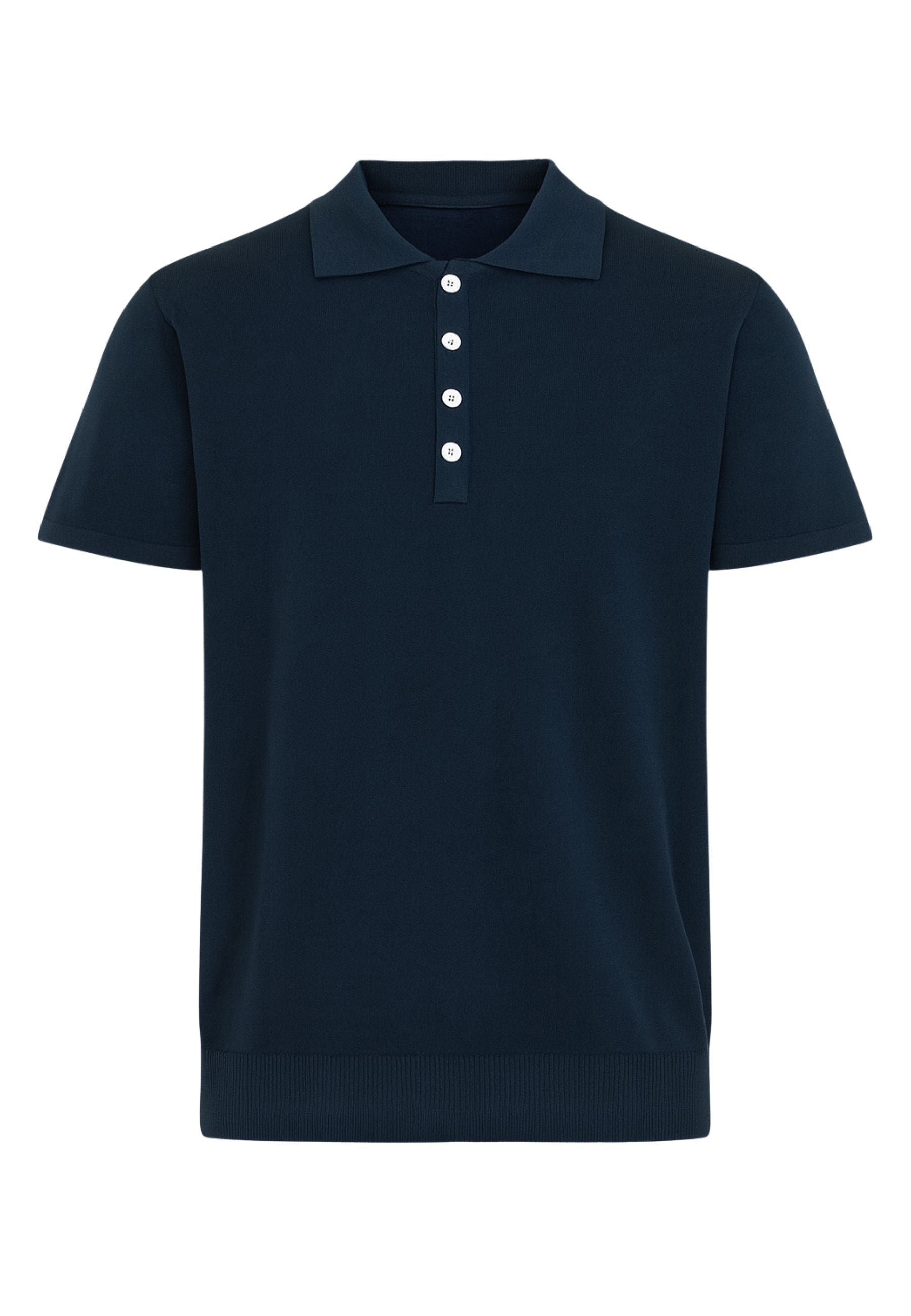 Polo Crepe in Cotone - Made in Italy 