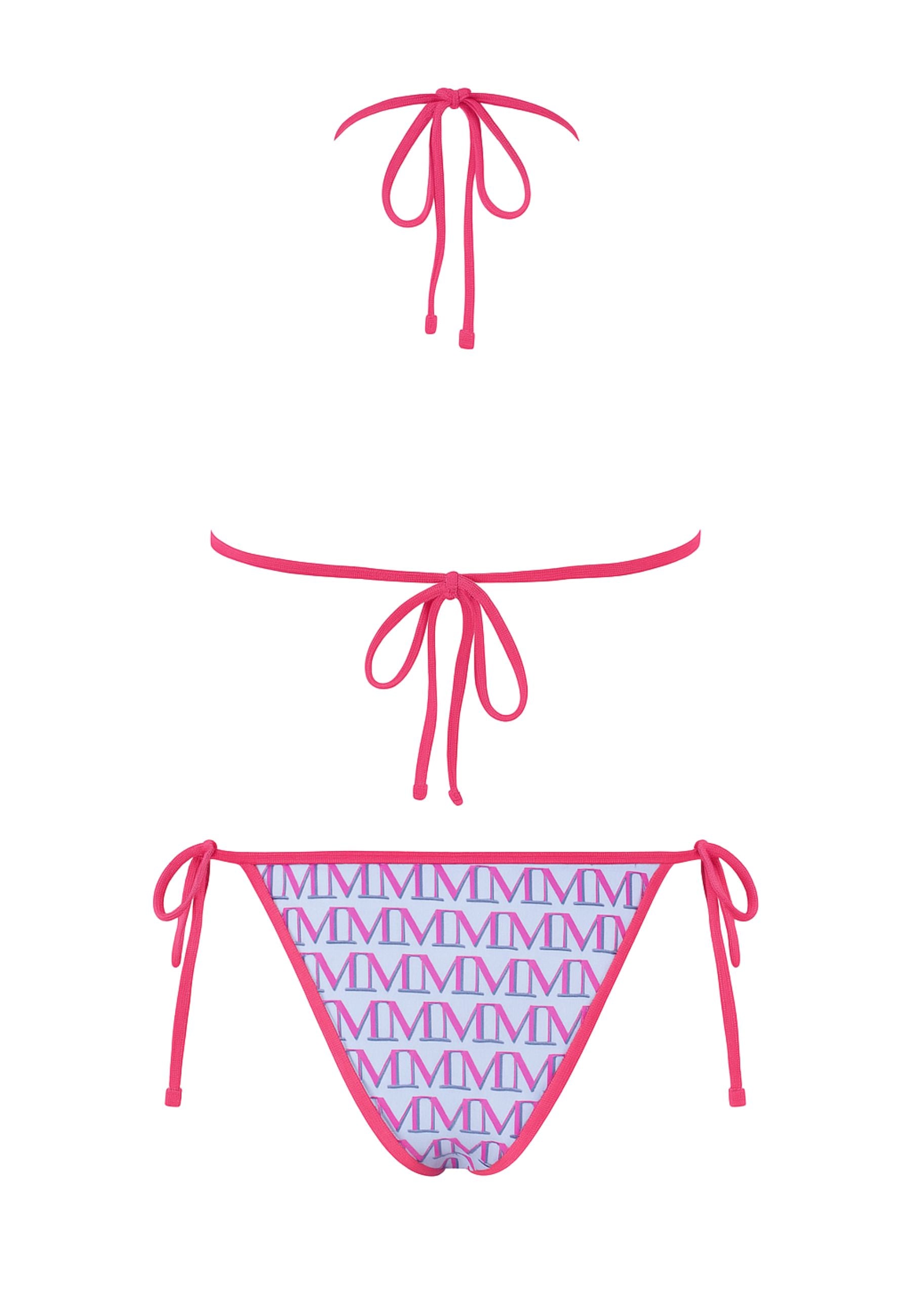 Bikini Triangolo Fantasia Monogram MM - Margherita Mazzei 