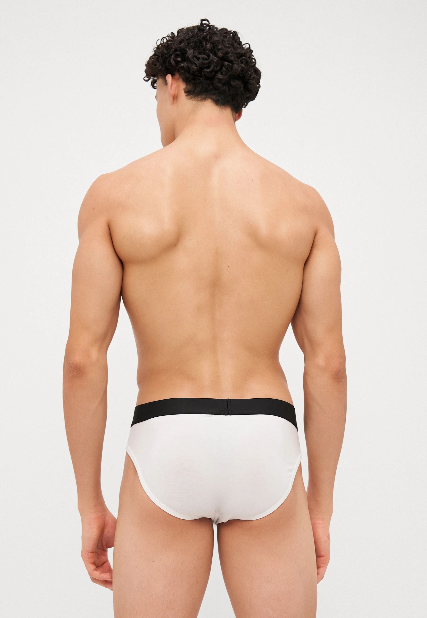 Confezione da 2 slip di colore bianco<BR/> 