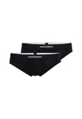 2er Pack schwarze Slips