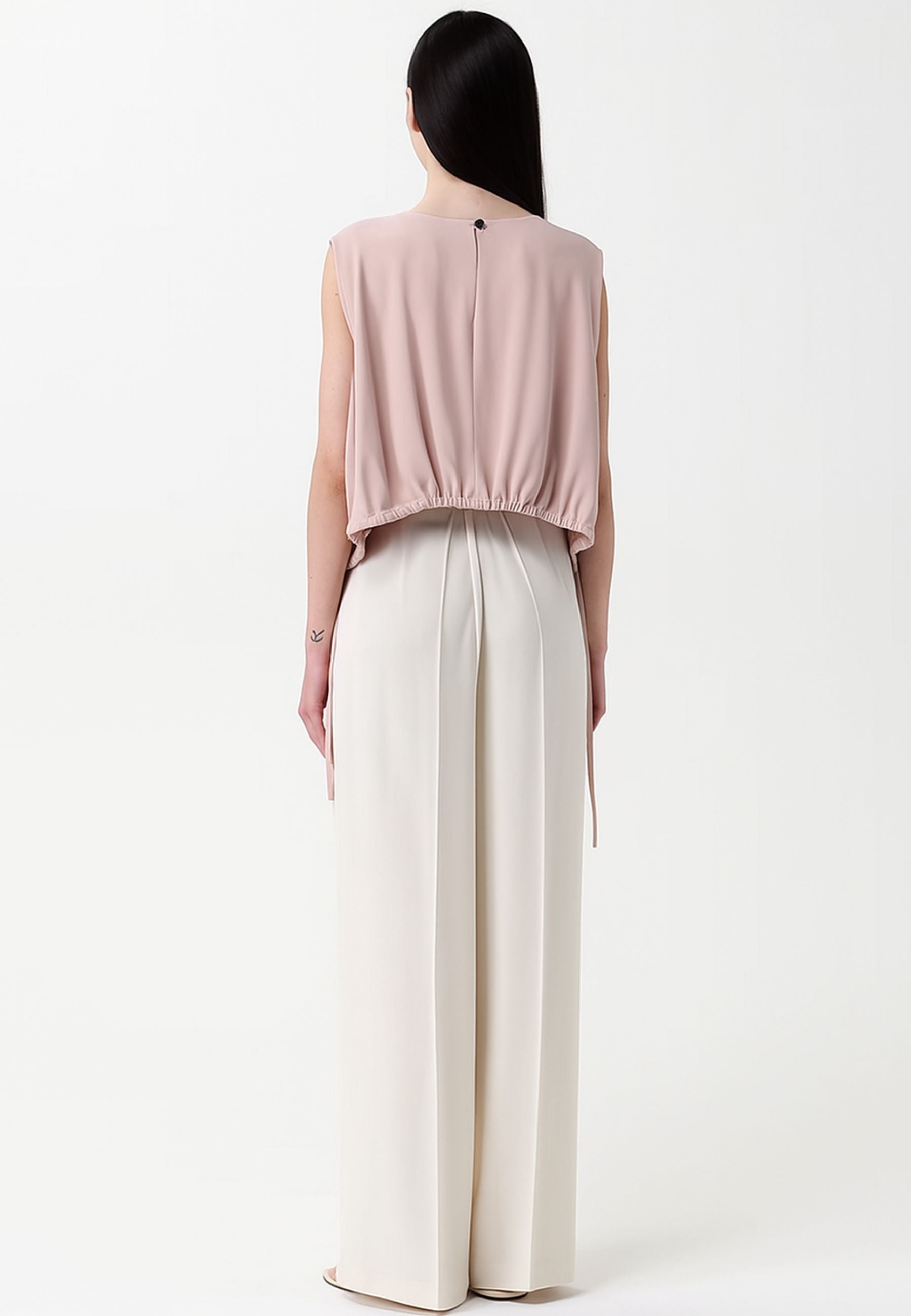 Blusa con arriccio<BR/> 