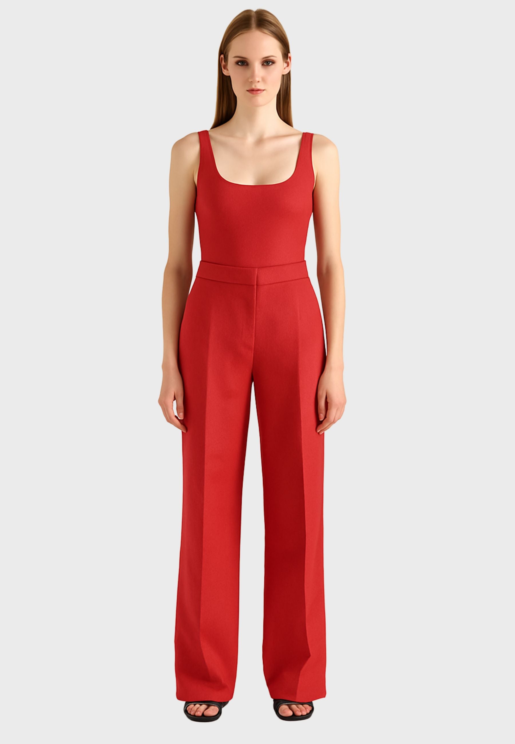 Pantalone Palazzo Deanna  in 100% Lino - Made in Italy<BR/> 