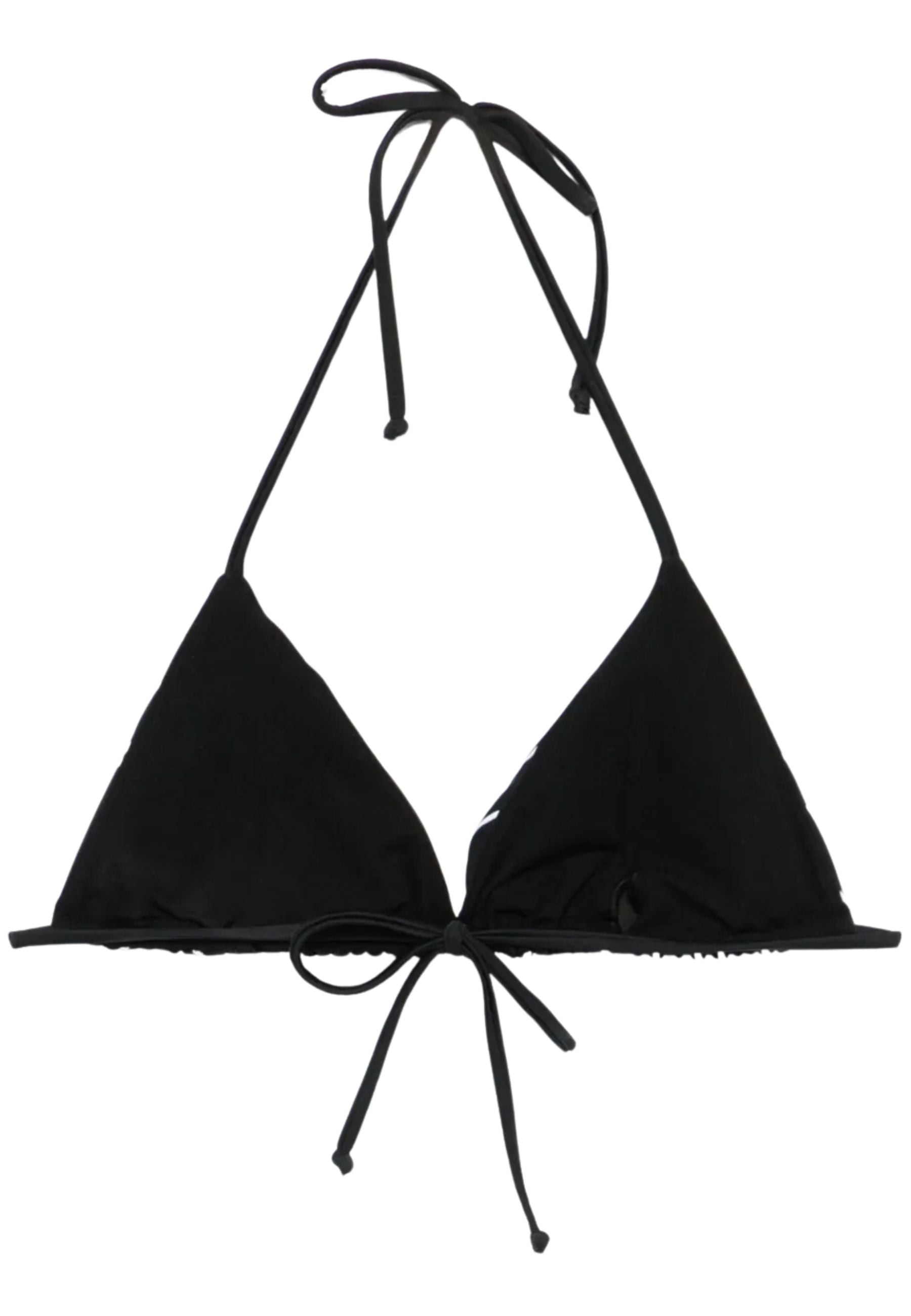 Top bikini con stampa 