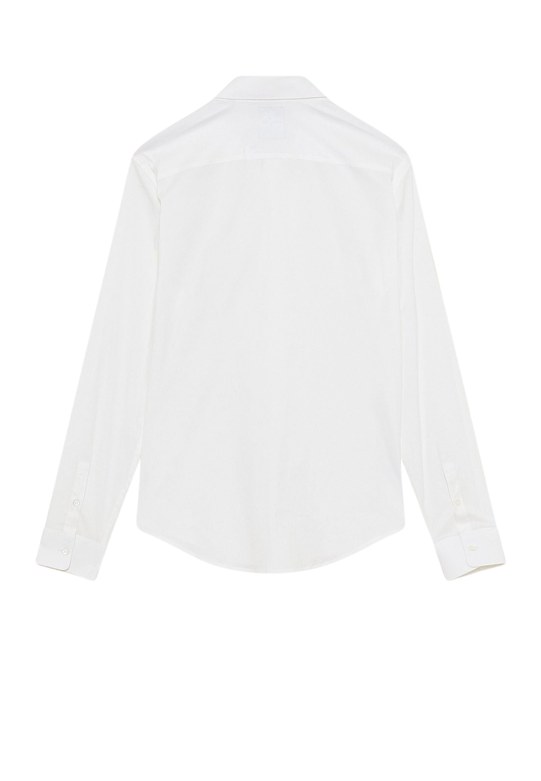 CAMICIA SLIM FIT CON BOTTONI A SCOMPARSA 