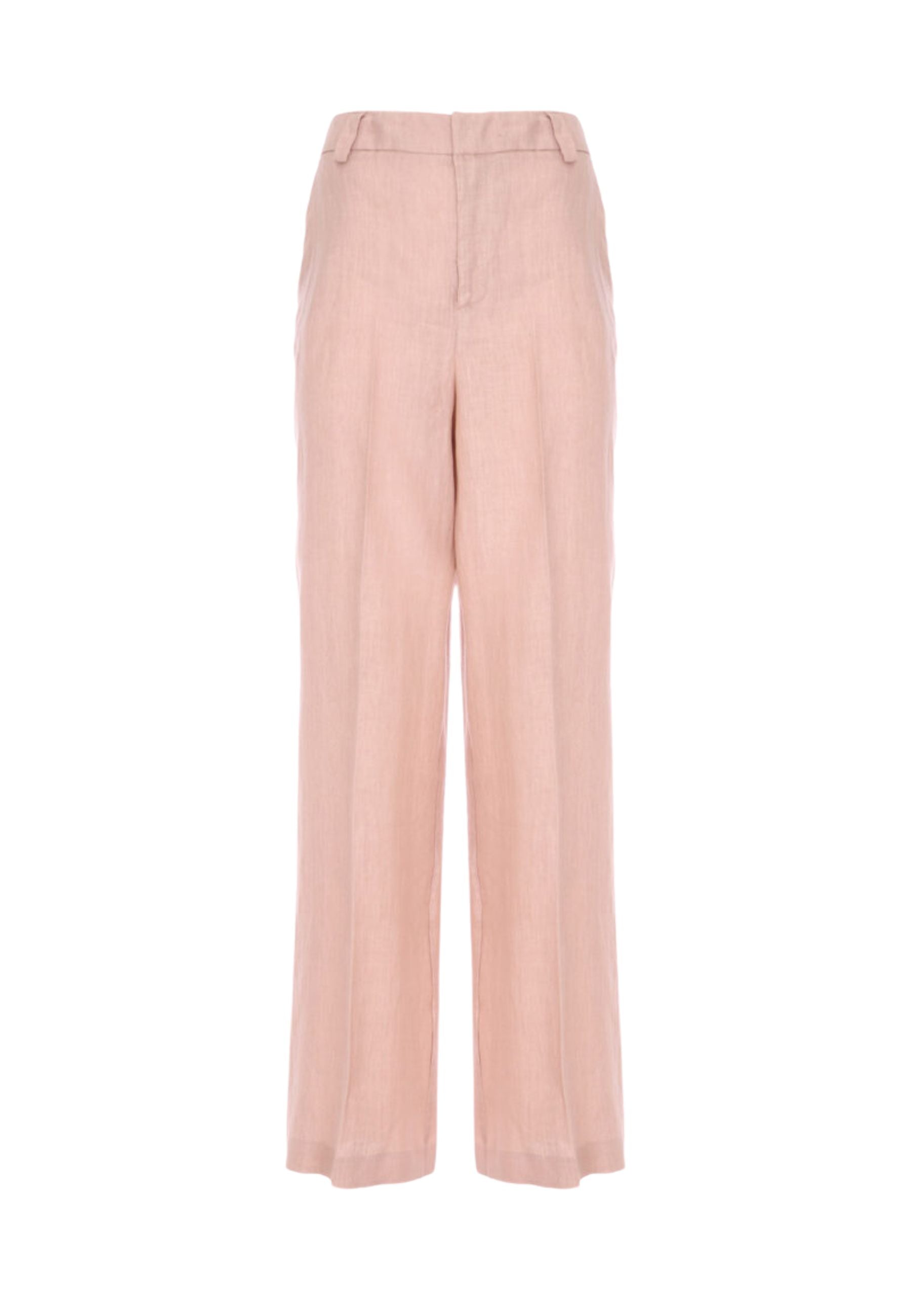 PANTALONE PALAZZO IN LINO 