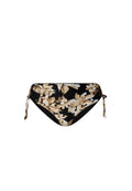 Floral print swim shorts with drawstring