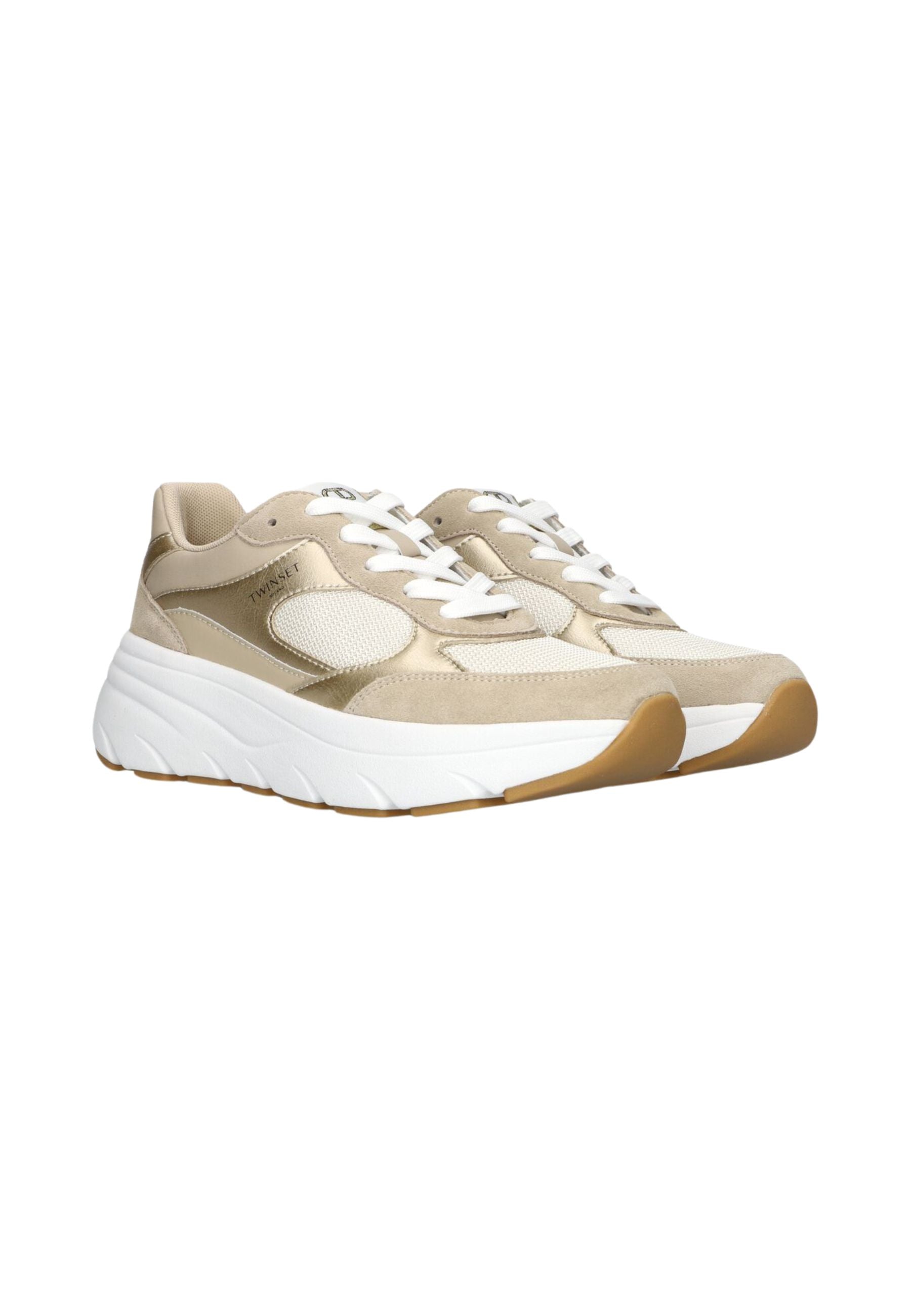 Sneakers running in pelle 