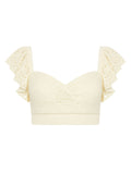 Actualee – Cropped-Spitzentop mit Cups