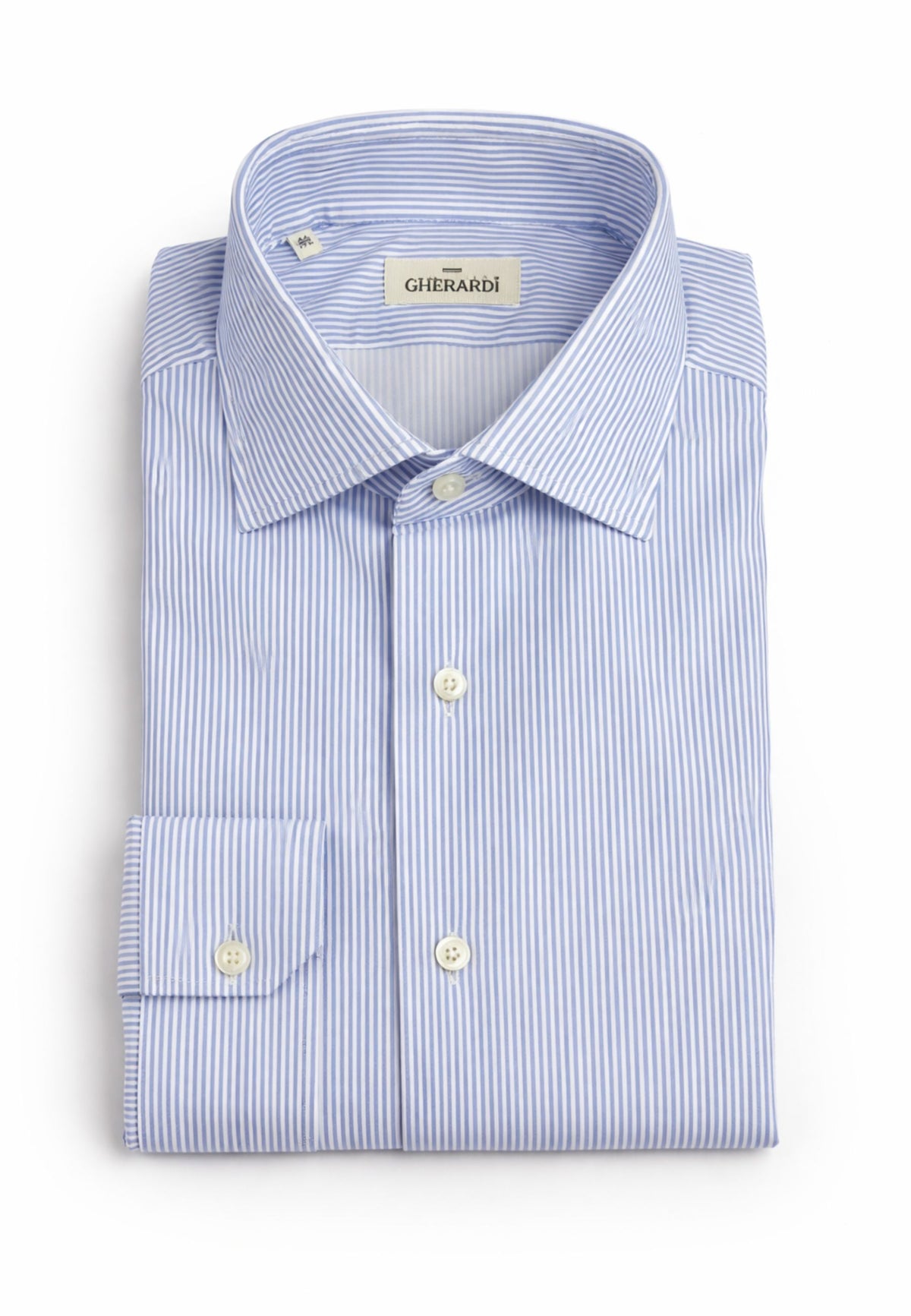 Camicia Alessandro Gherardi a righe - tessuto tecnico elasticizzato 
