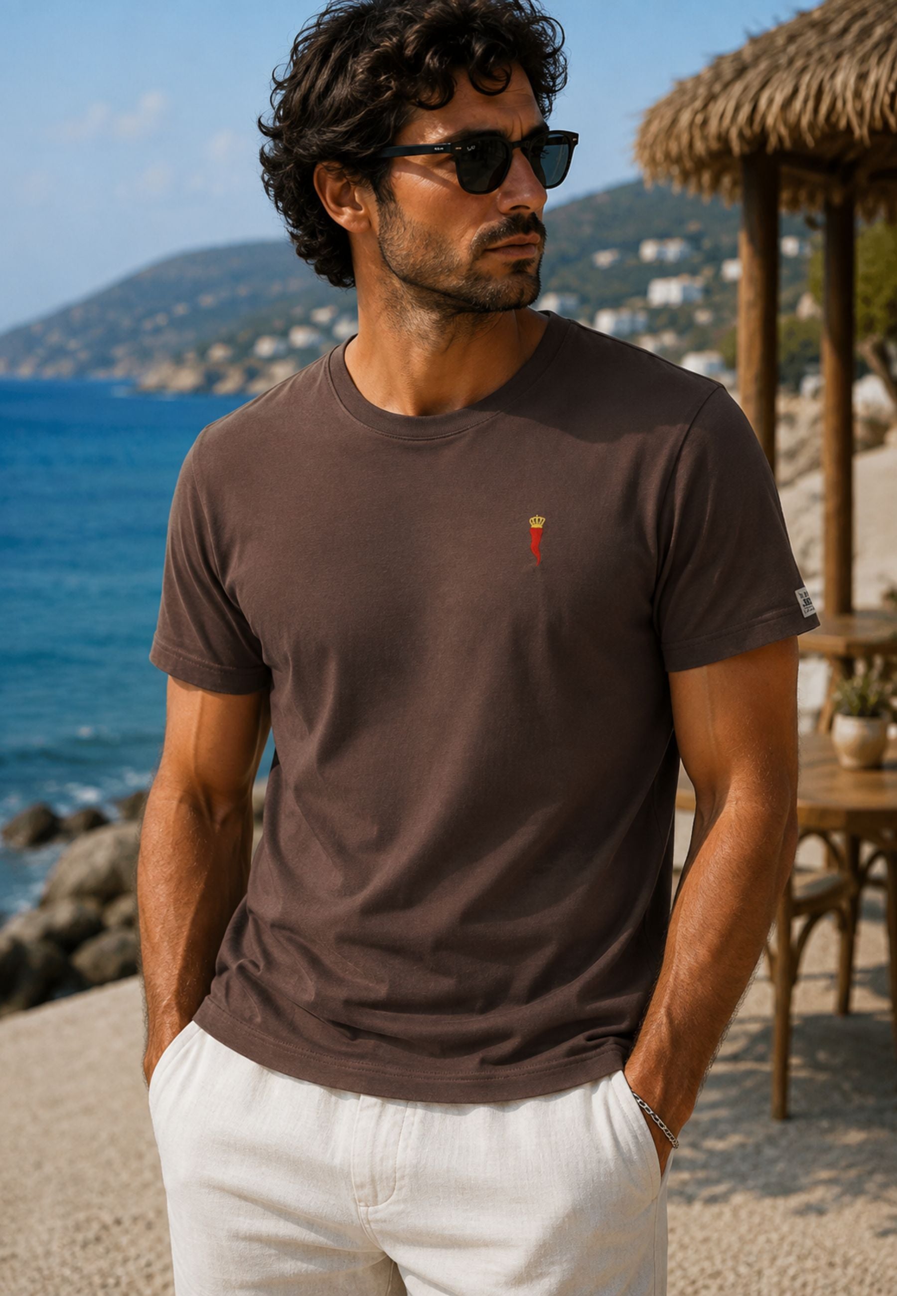Baia 30 Remi - T-shirt Marrone Cornetto 