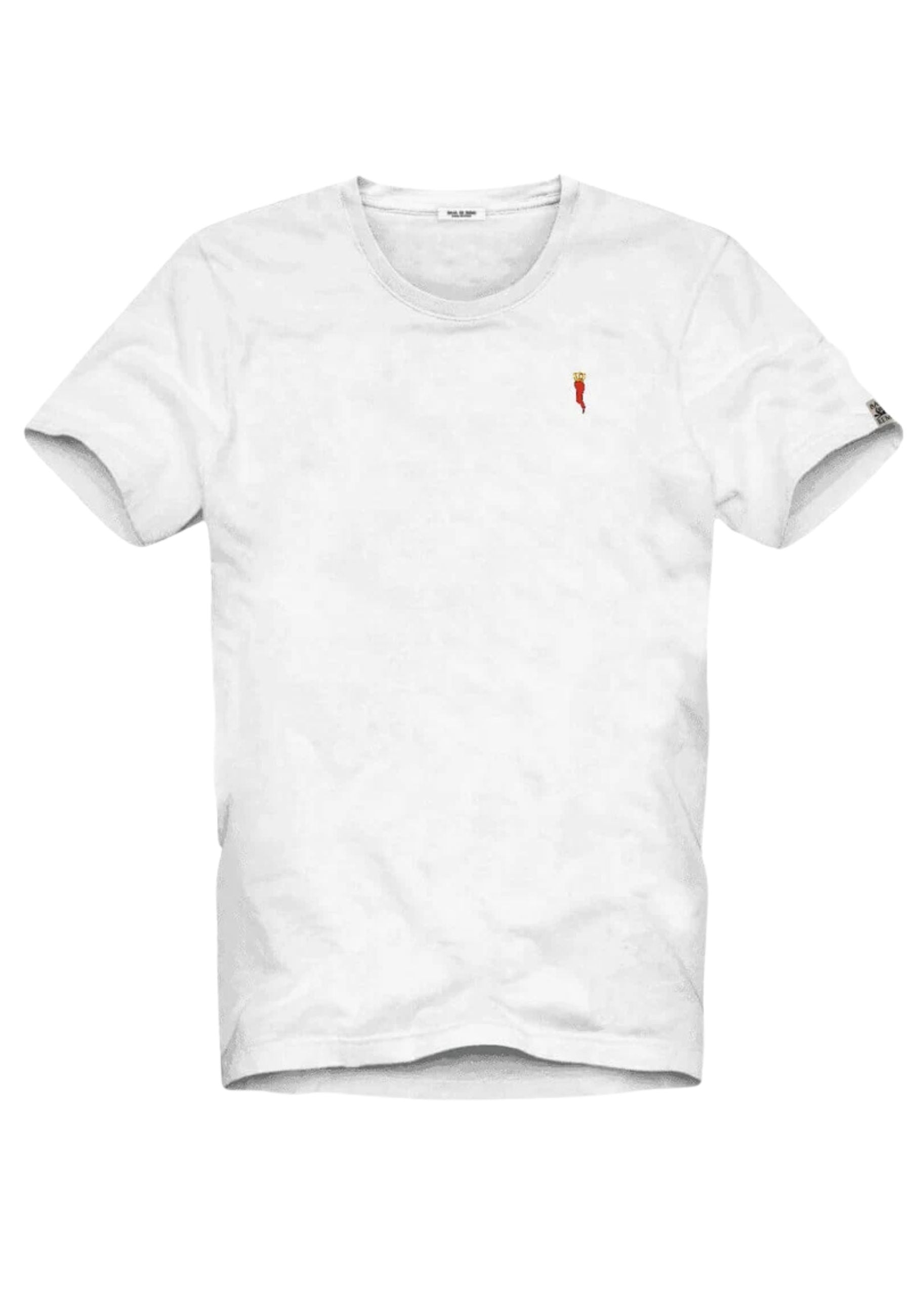 Baia30Remi T-shirt Uomo Ricamata in Cotone 