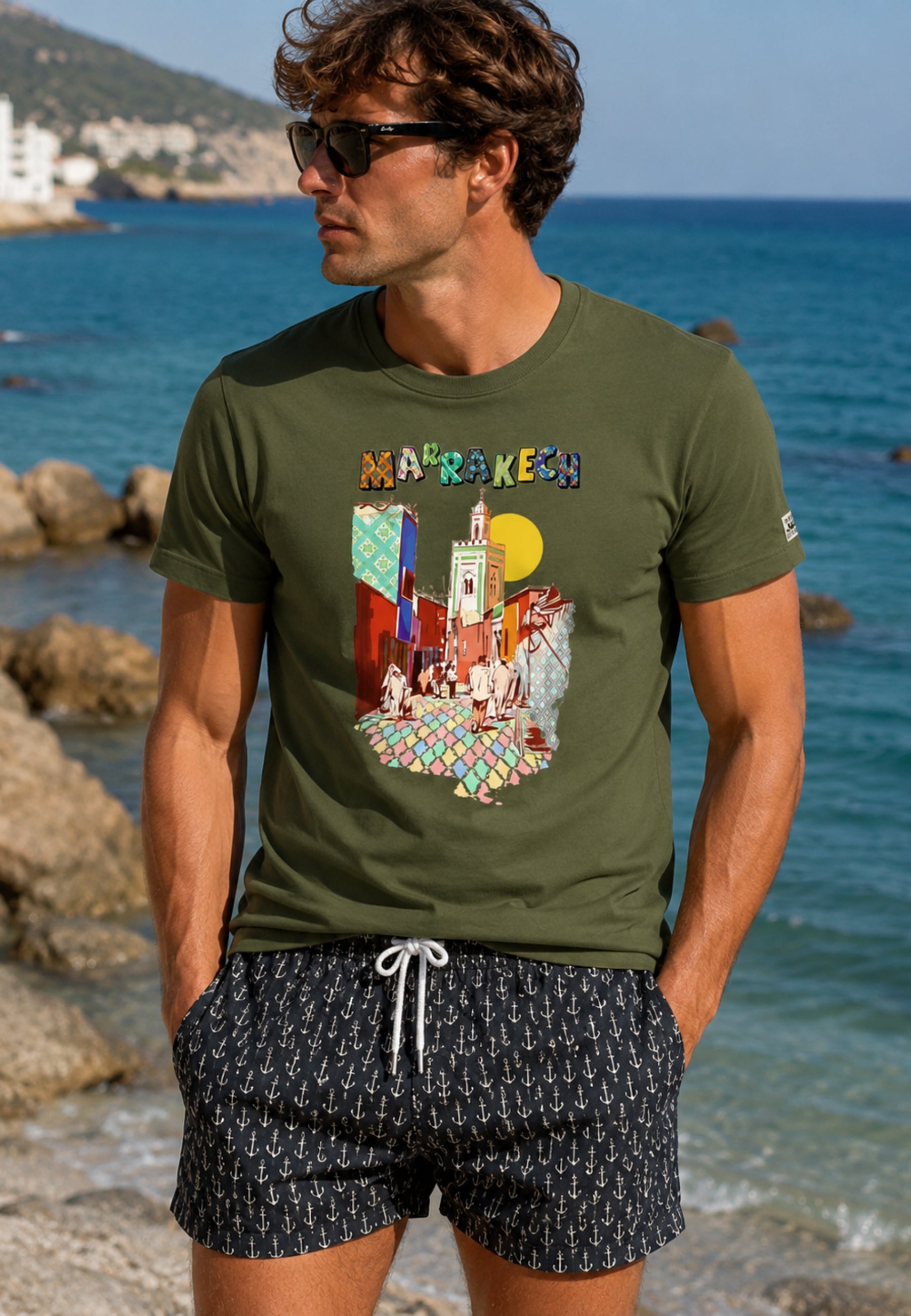 Baia 30 Remi - Giglio Marrakech Verde Militare T-Shirt 