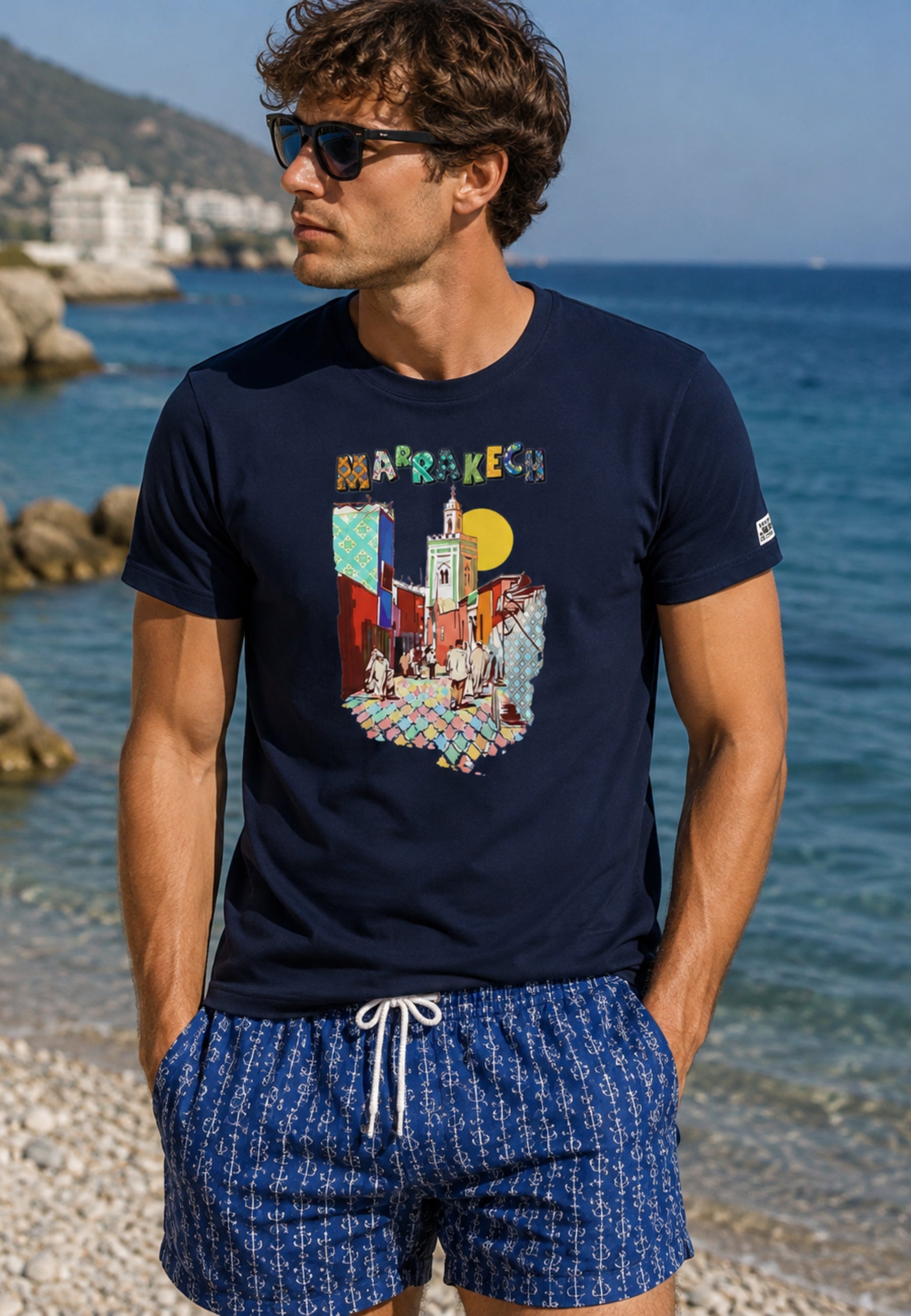 Baia 30 Remi - Giglio Marrakech Blu Navy T-Shirt 