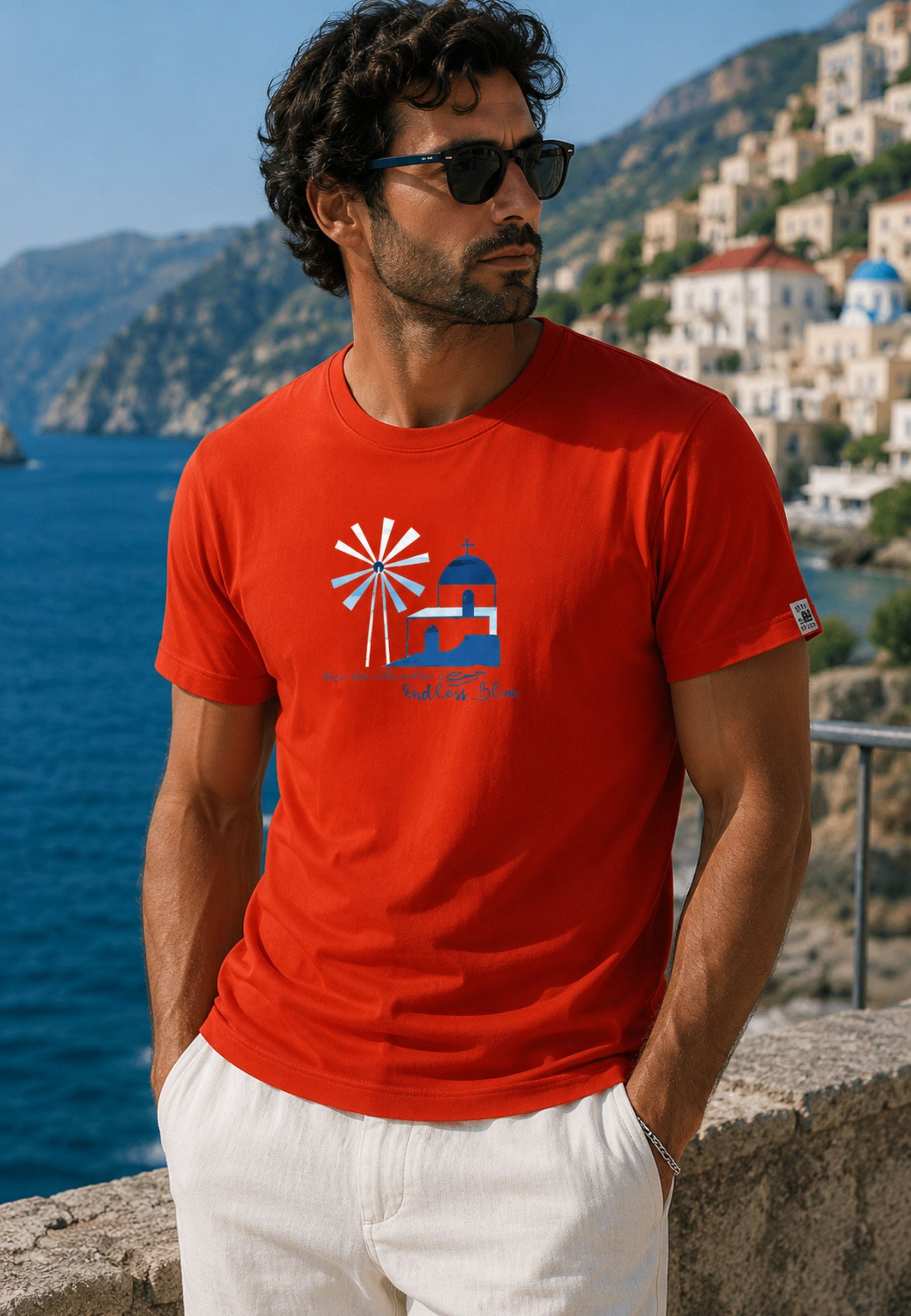 Baia 30 Remi - T-shirt Rossa Mykonos 
