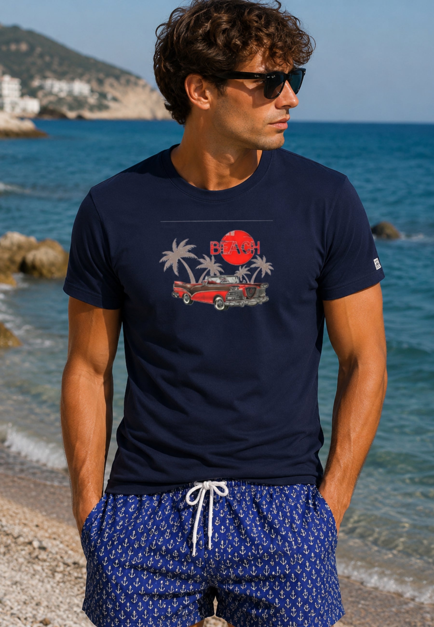 Baia 30 Remi - Giglio Palm Beach Blu T-Shirt 