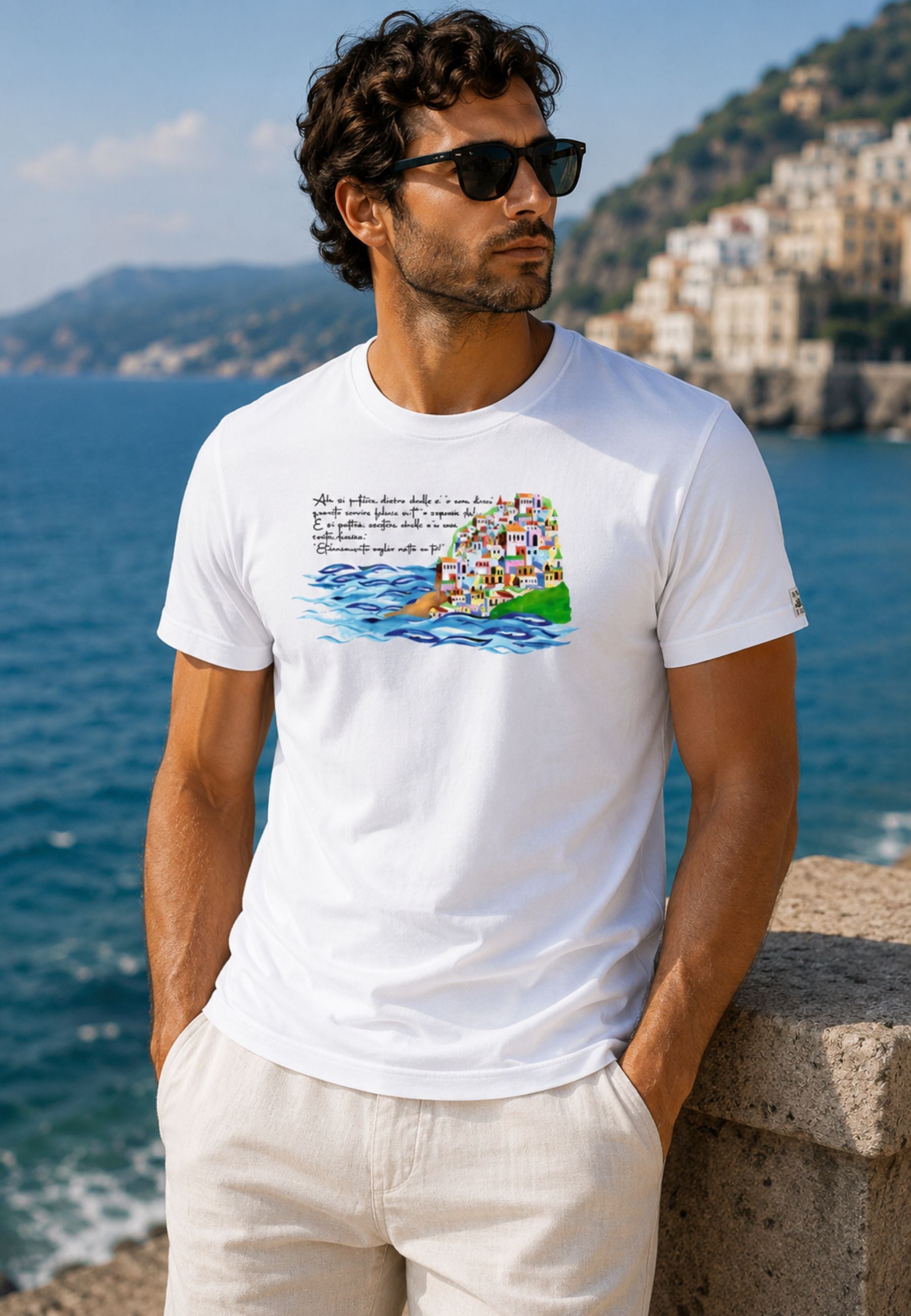 Baia 30 Remi - T-shirt Bianca Positano 