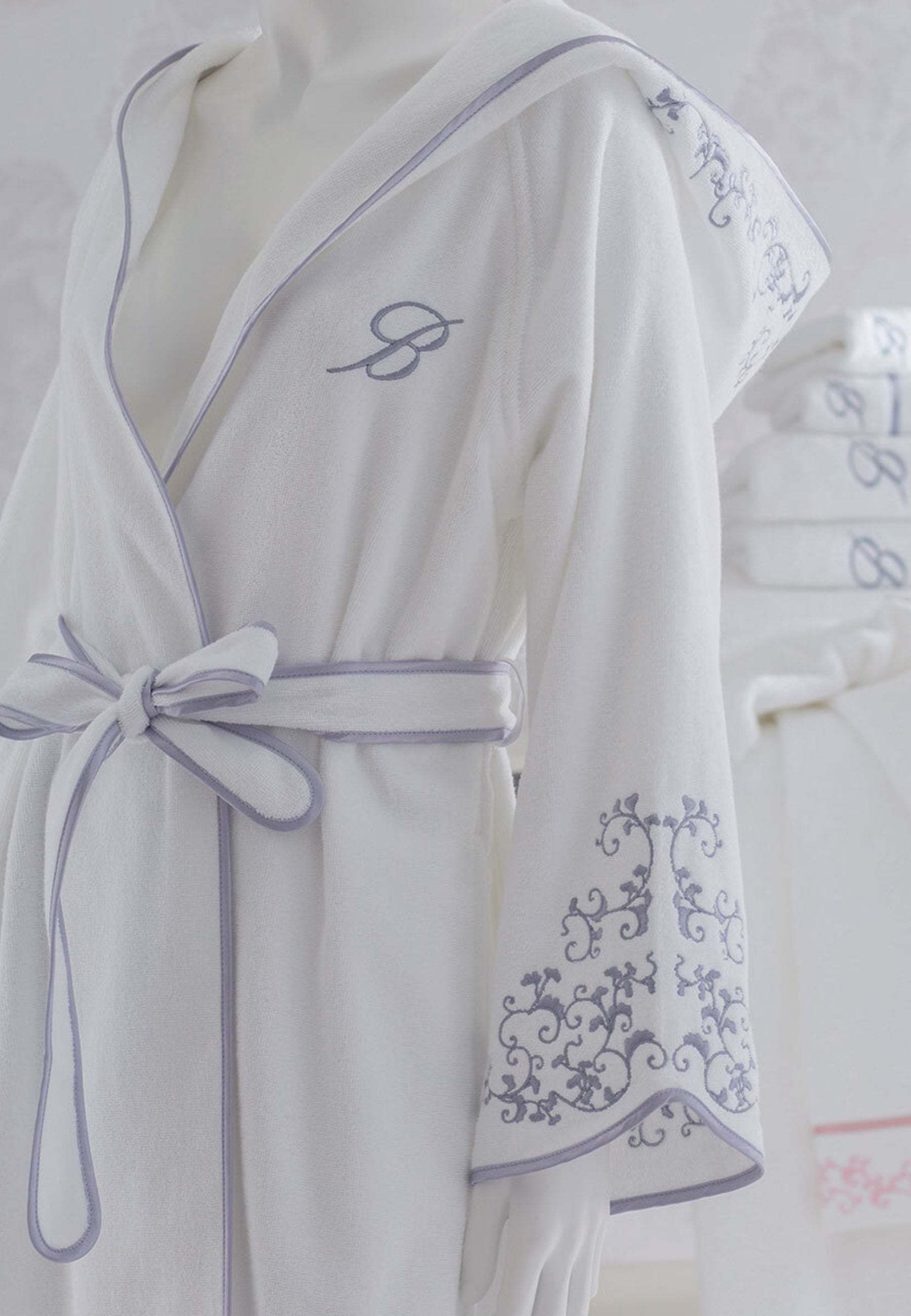 Blumarine Home - Accappatoio Emanuela con Cappuccio 