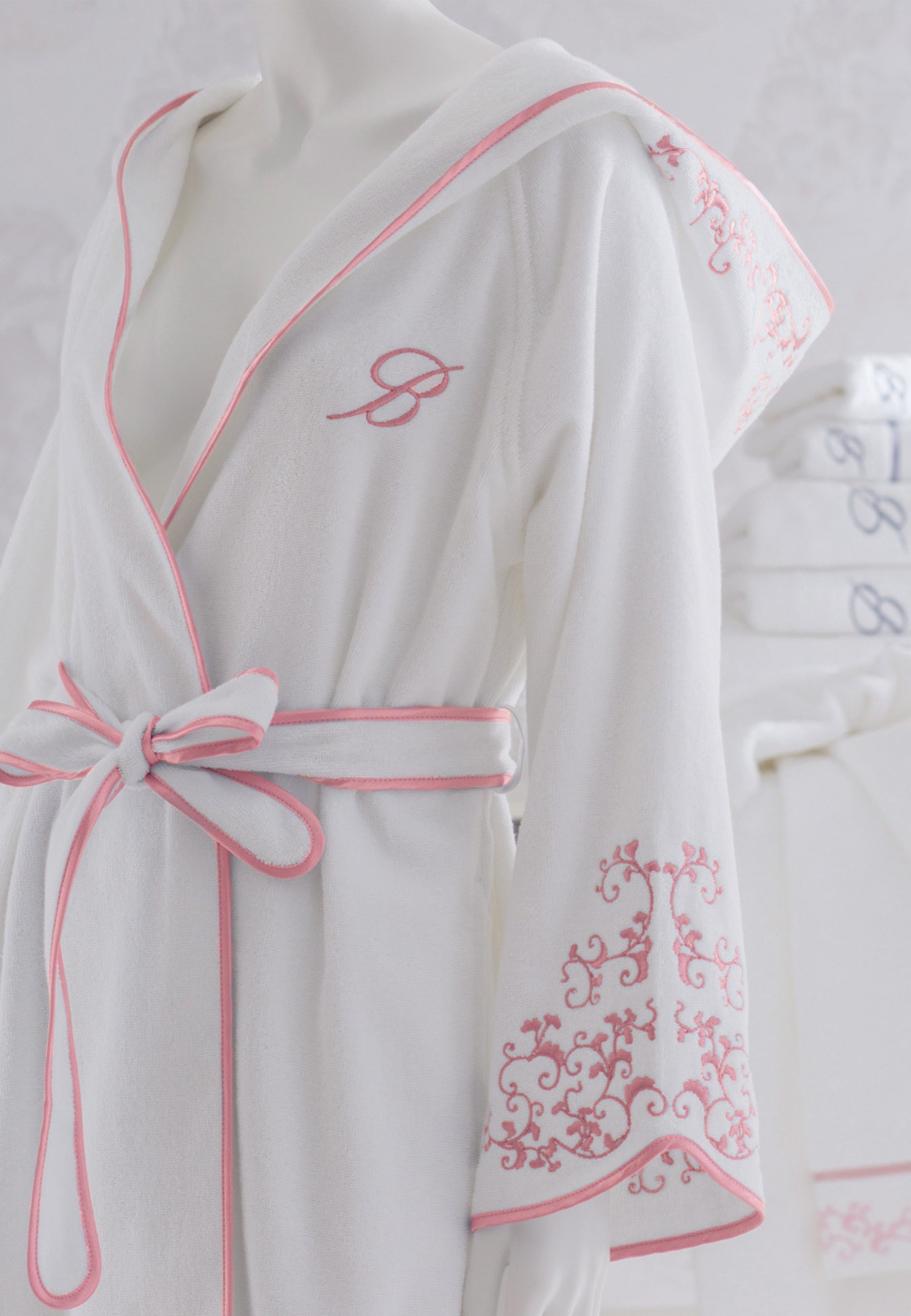 Blumarine Home - Accappatoio Emanuela con Cappuccio 