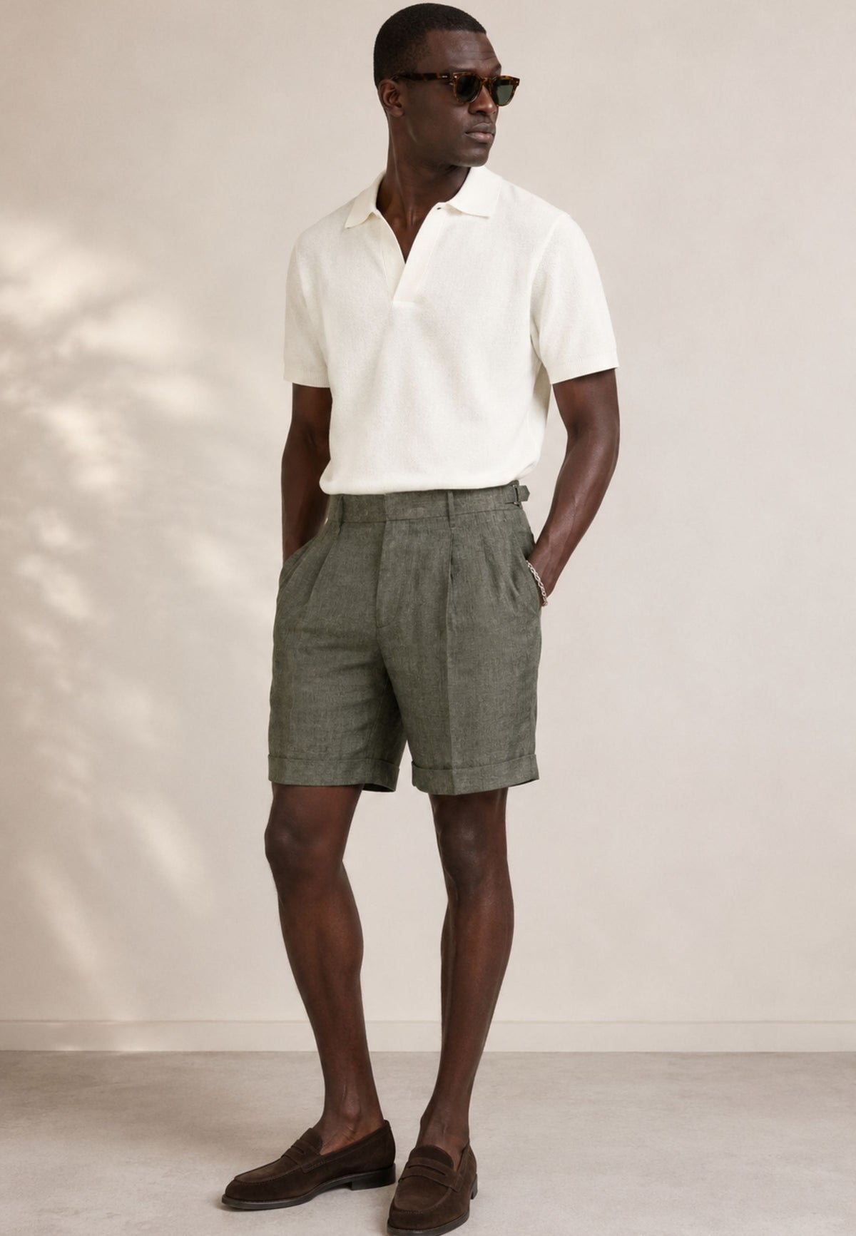 Briglia 1949 Bermuda Sartoriale in Puro Lino 
