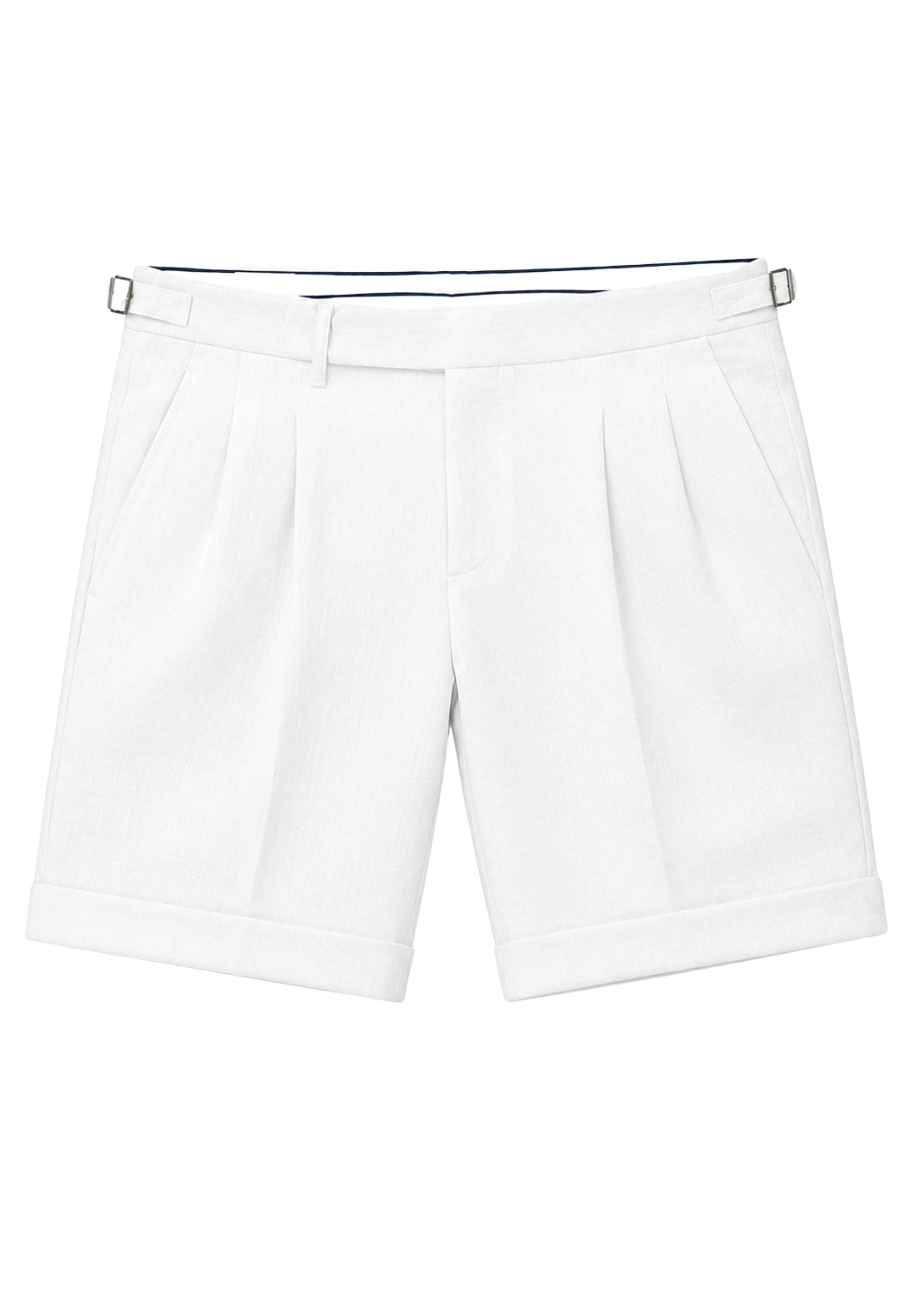 Short sartoriali bianchi Briglia 1949: eleganza estiva e comfort raffinato 