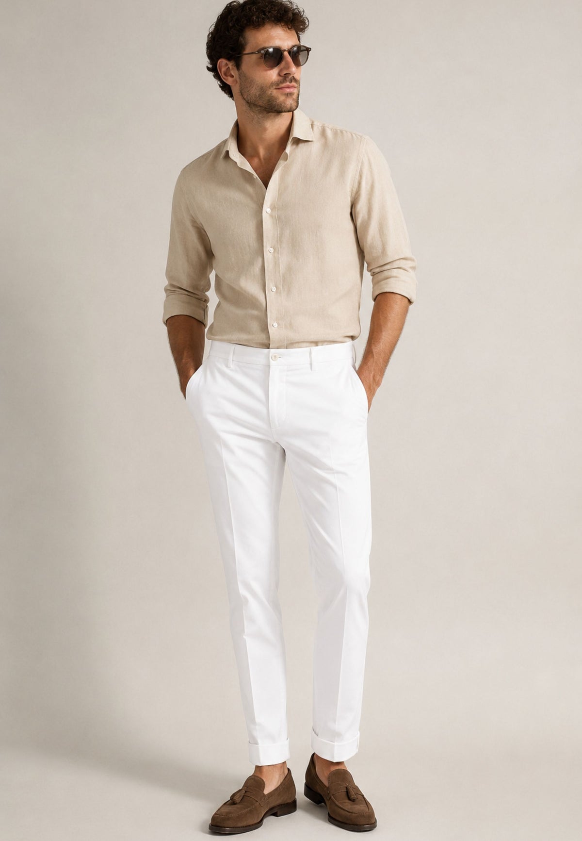 Briglia 1949 - Pantalone Tapered in Cotone Stretch 