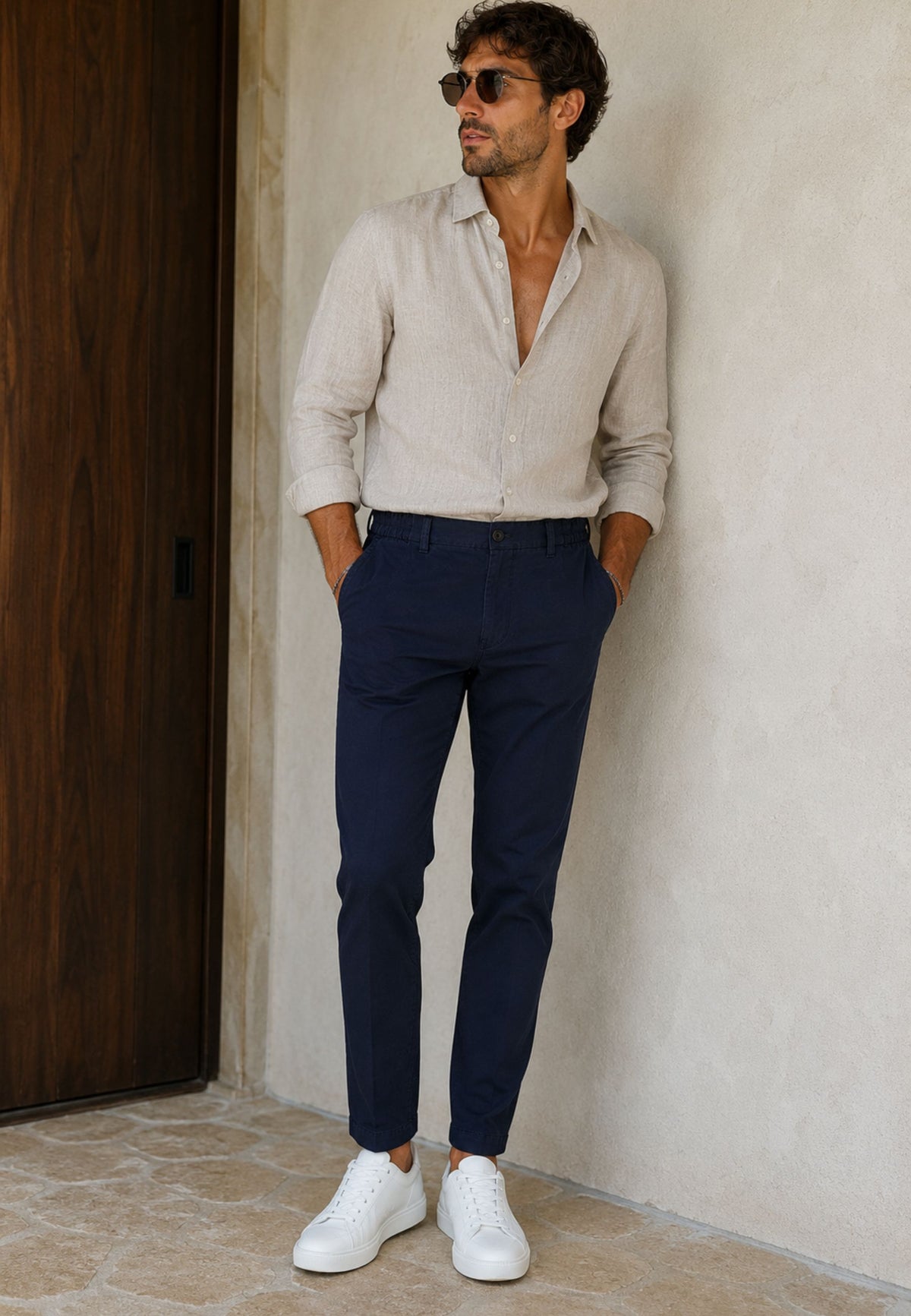 Briglia 1949 - Pantalone in lino e cotone 