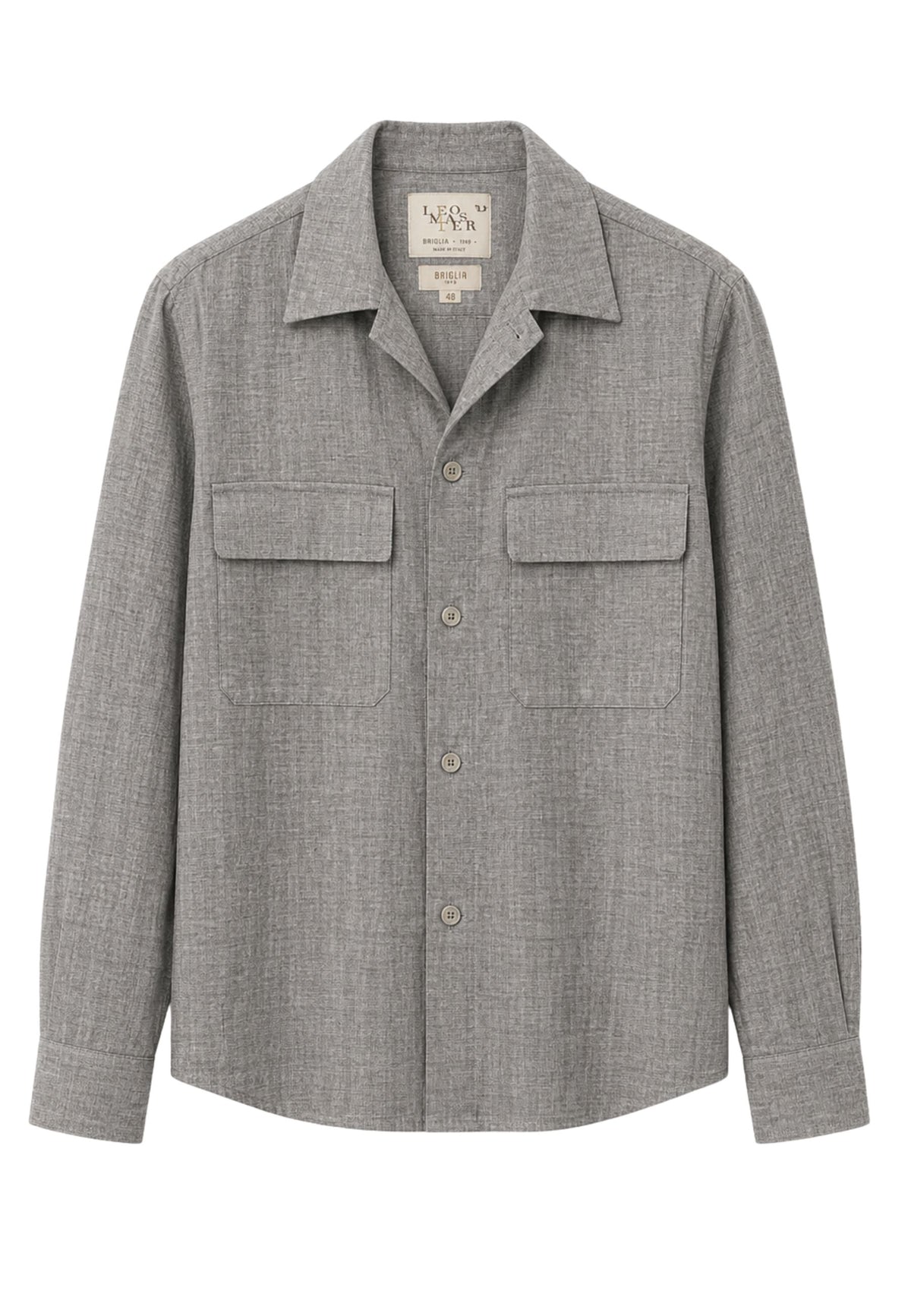 Camicia Giacca Briglia John in Lino Raffia 