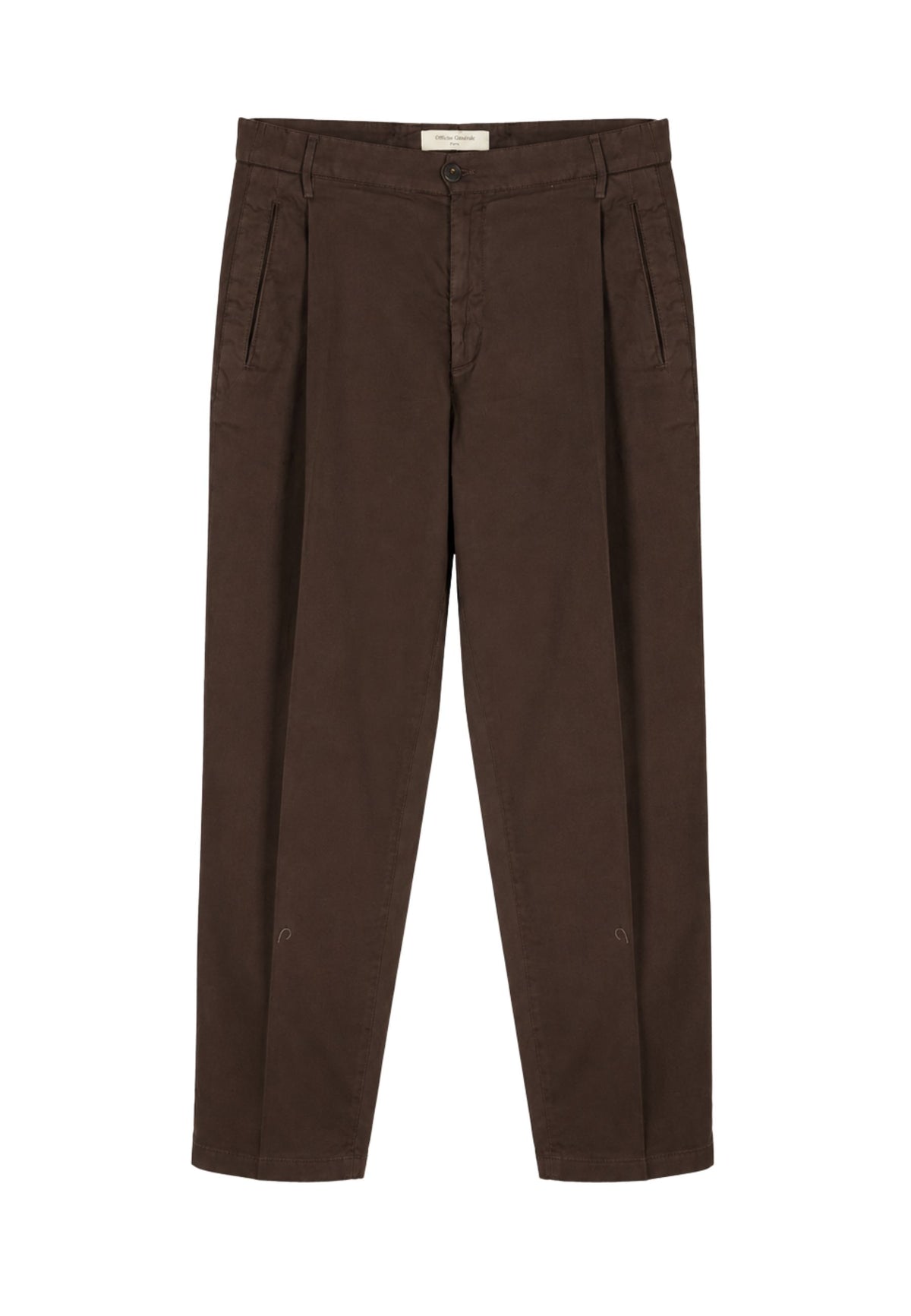 Pantalone Briglia 1949 in puro lino 100% - Marrone scuro 