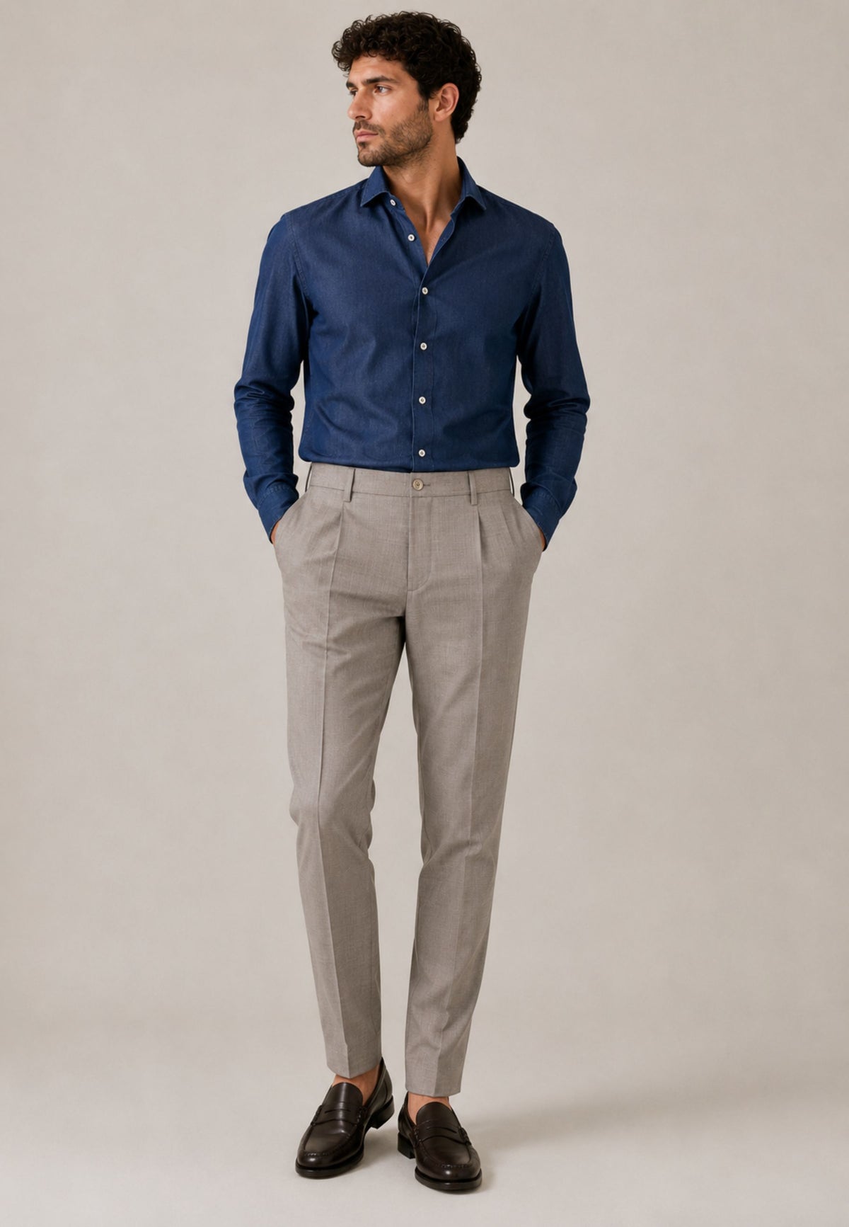 Briglia 1949 Tiberios pantalone beige uomo 