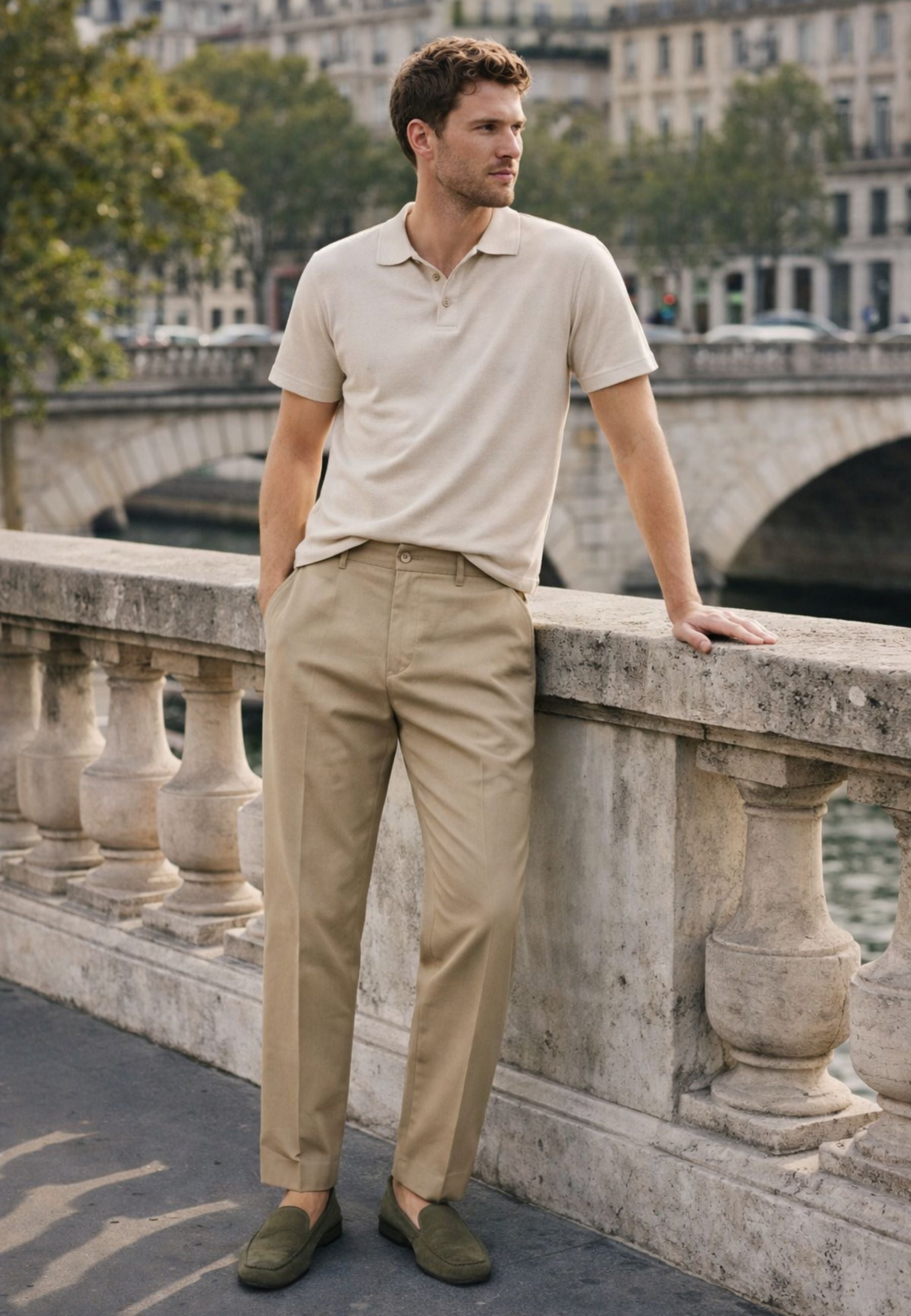 Briglia - Pantaloni in cotone stretch 