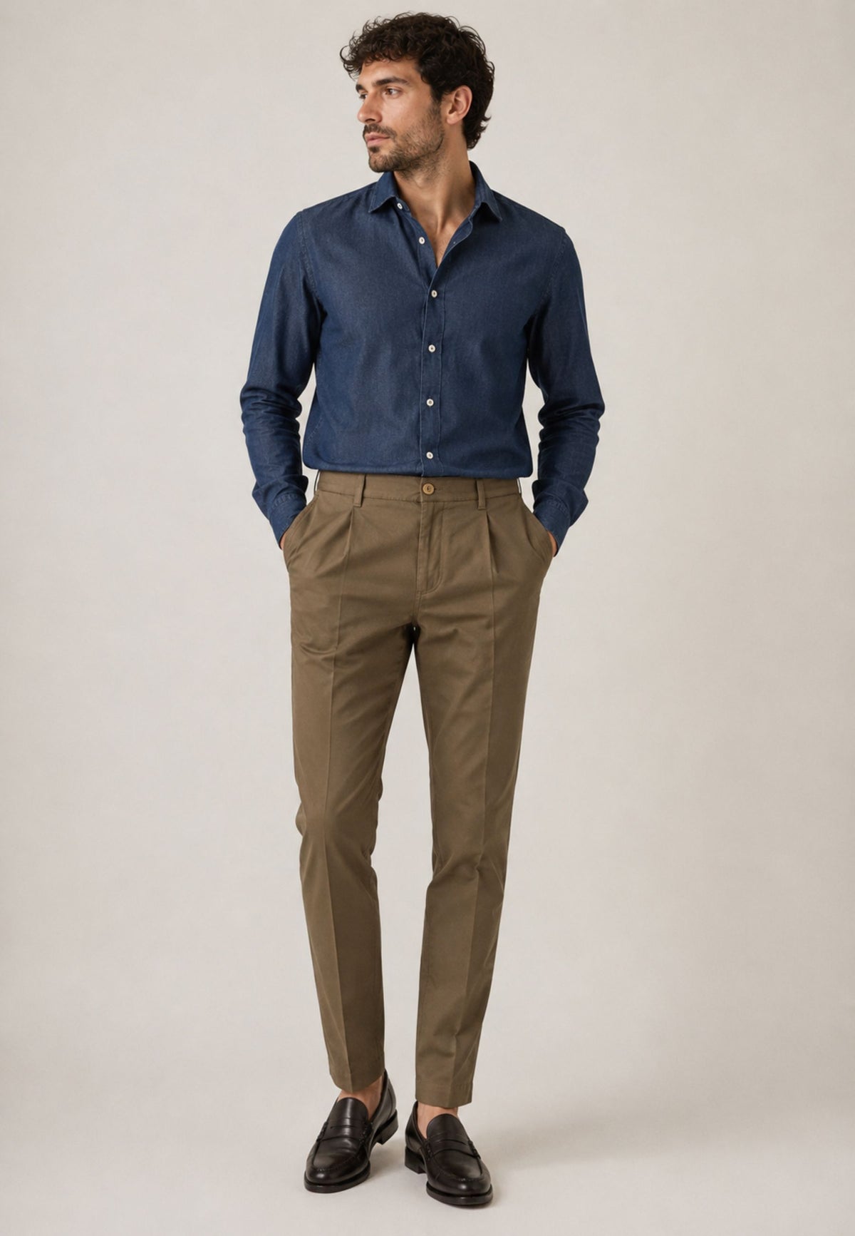 Briglia 1949 Tiberio pantalone uomo in cotone stretch 