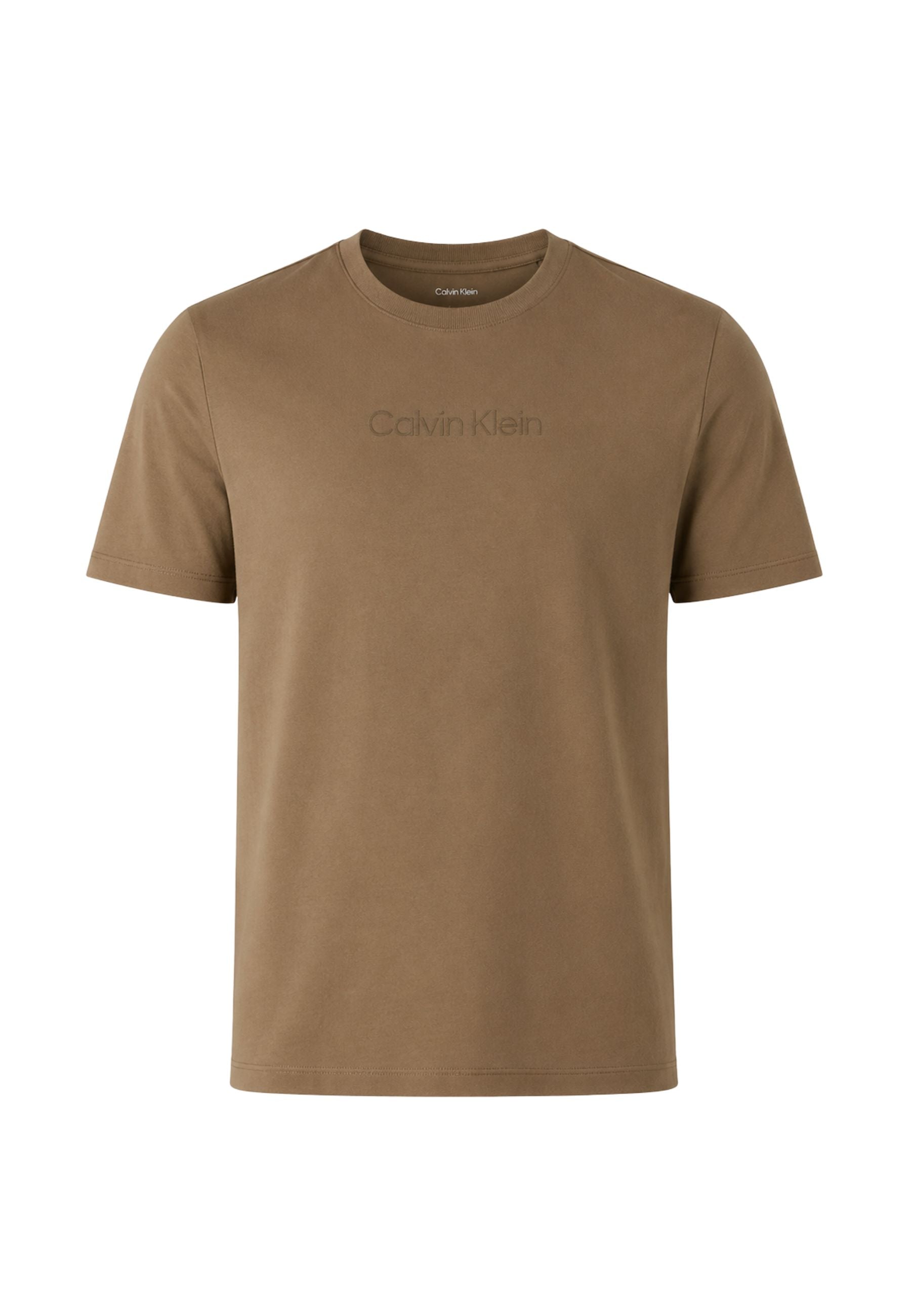 Calvin Klein - T-shirt uomo logo tono su tono 