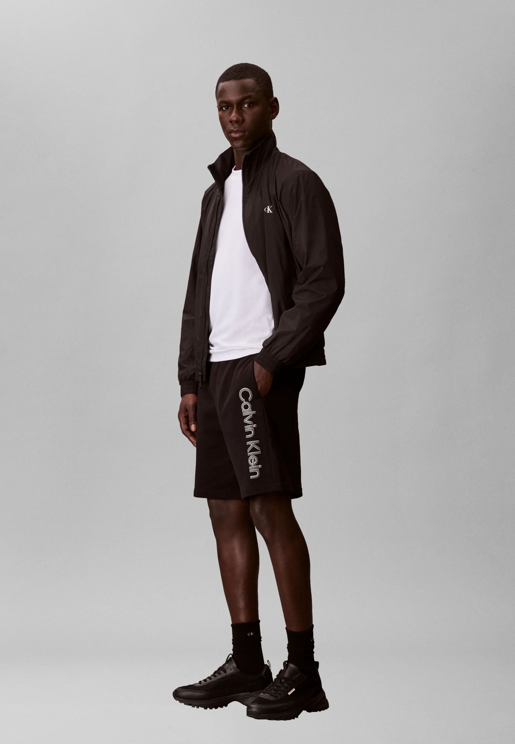 Calvin Klein - Bermuda in felpa di cotone 
