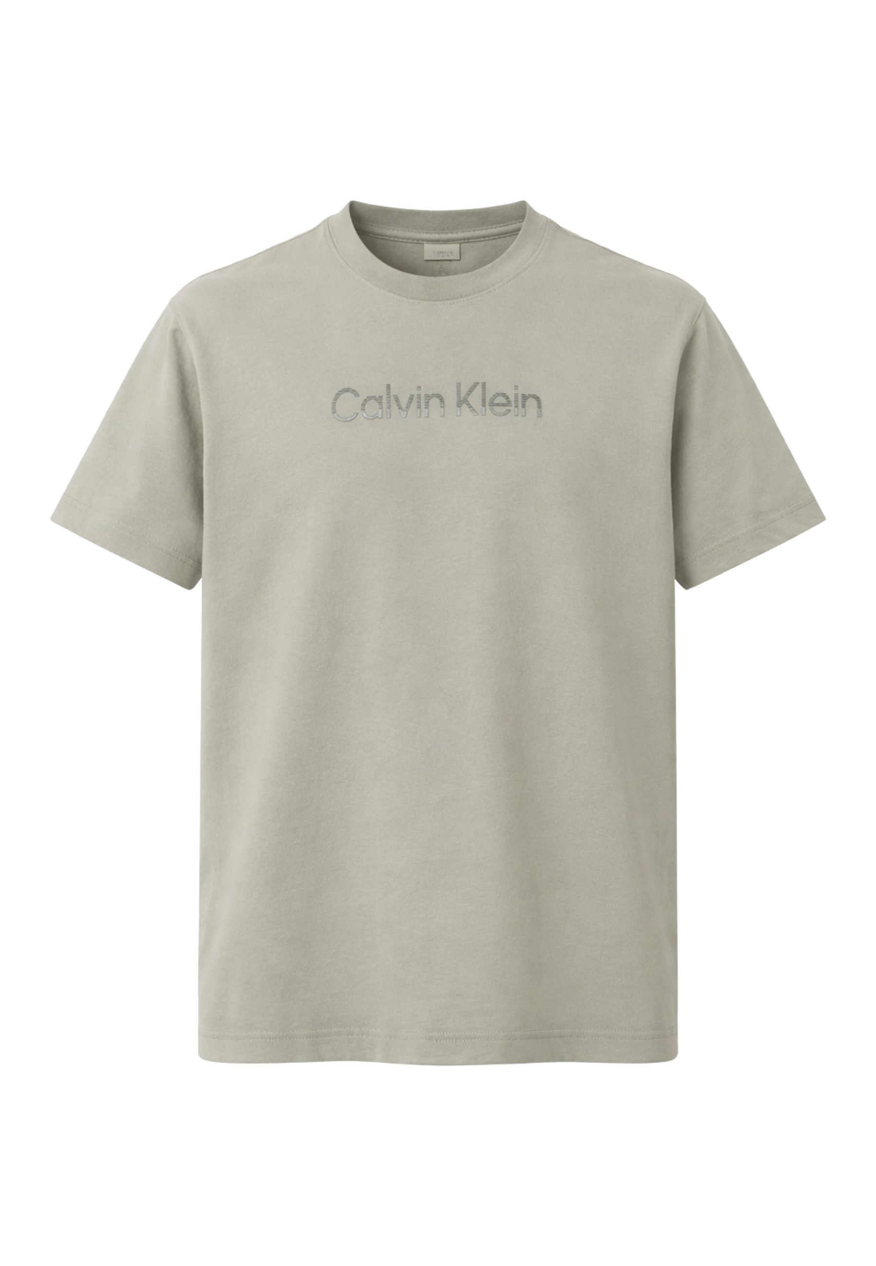 T-shirt Calvin Klein in cotone - Verde 