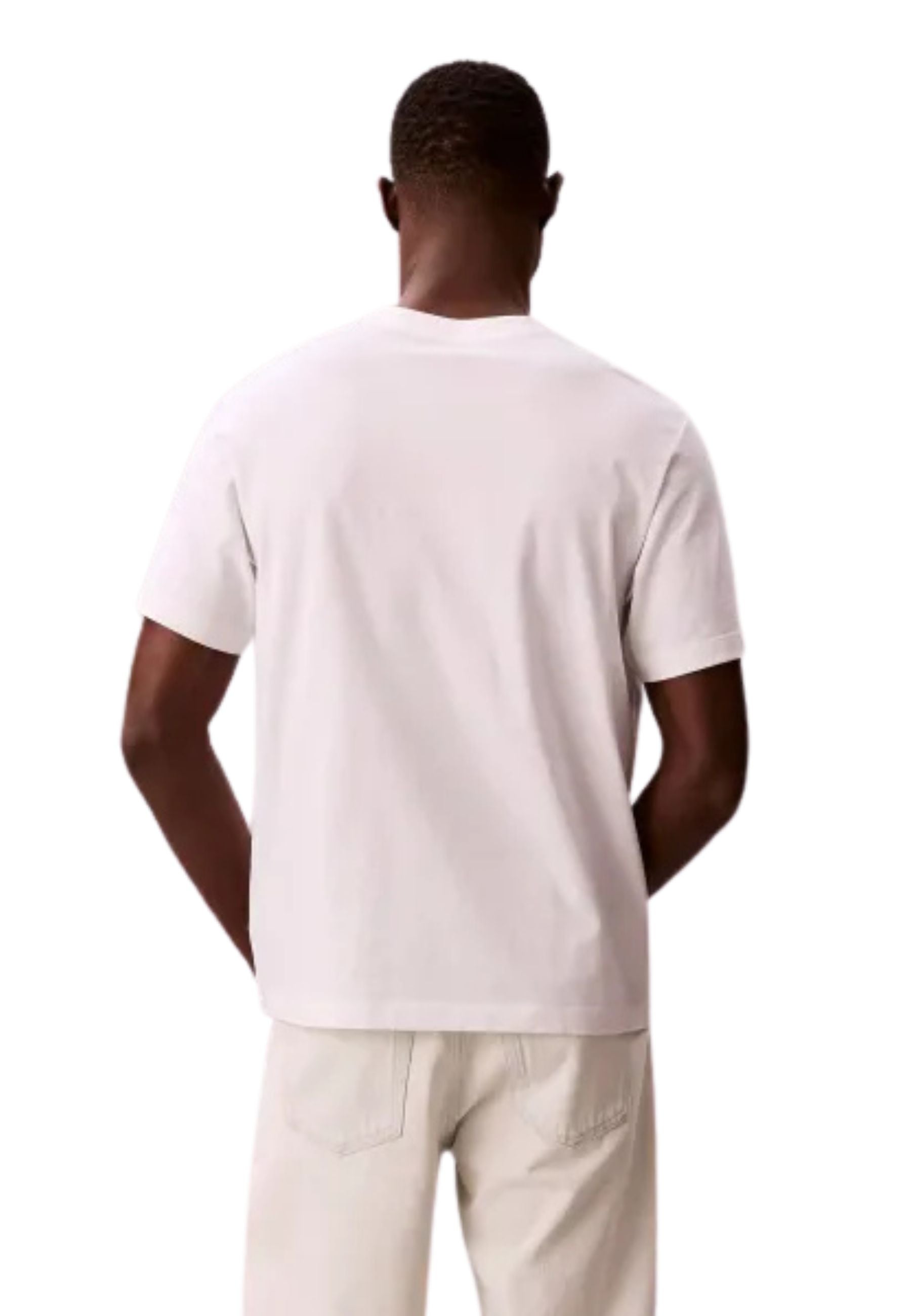 T-shirt Calvin Klein in cotone - Bianca 