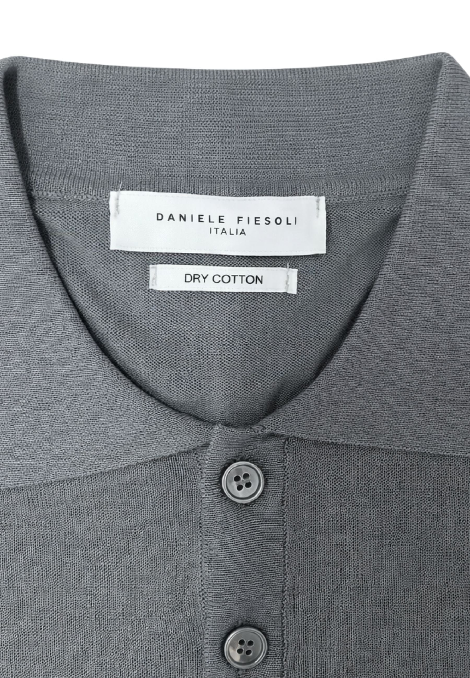 Polo Uomo in Crêpe di Cotone Dry Touch Made in Italy 