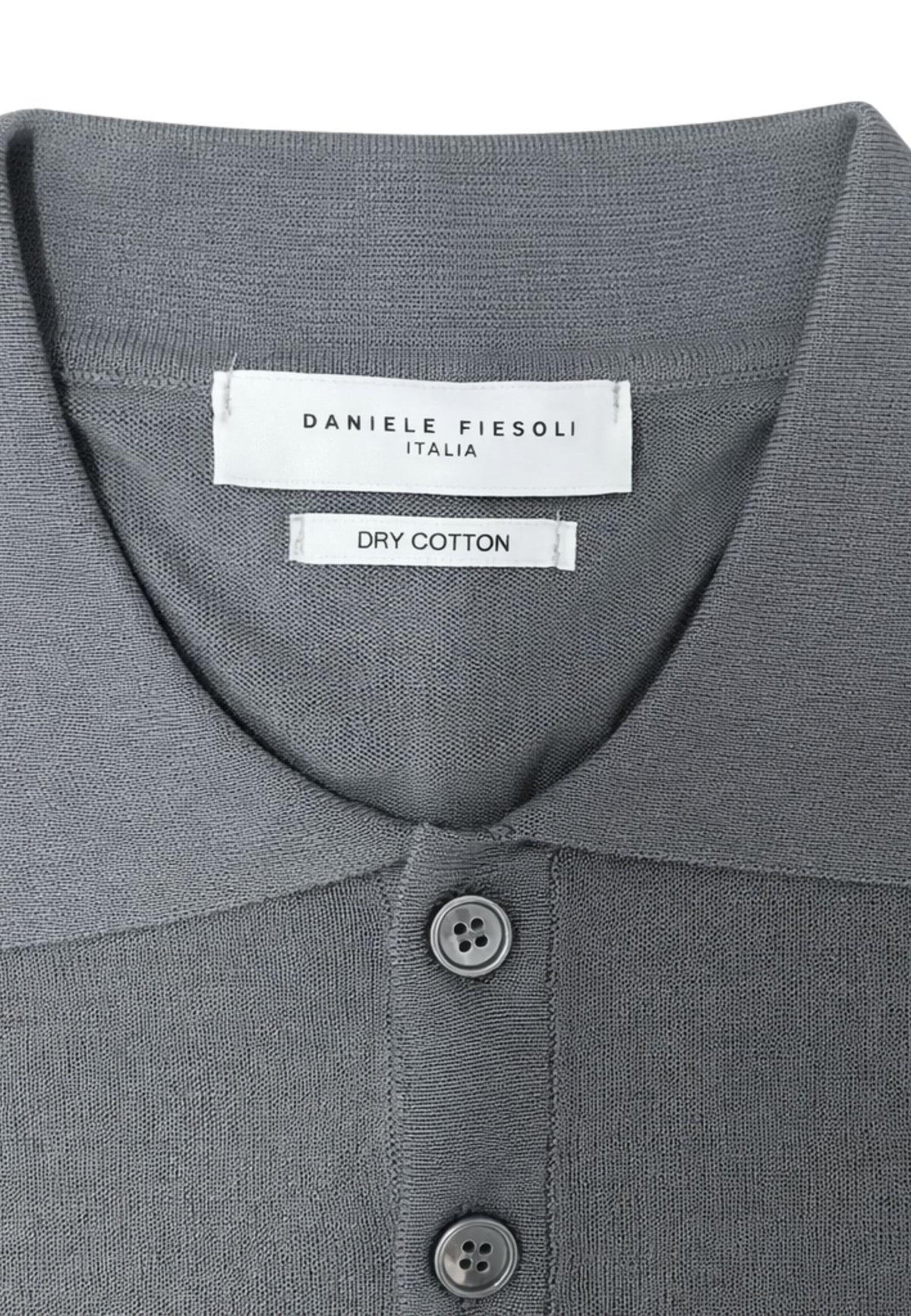 Polo Uomo in Crêpe di Cotone Dry Touch Made in Italy 
