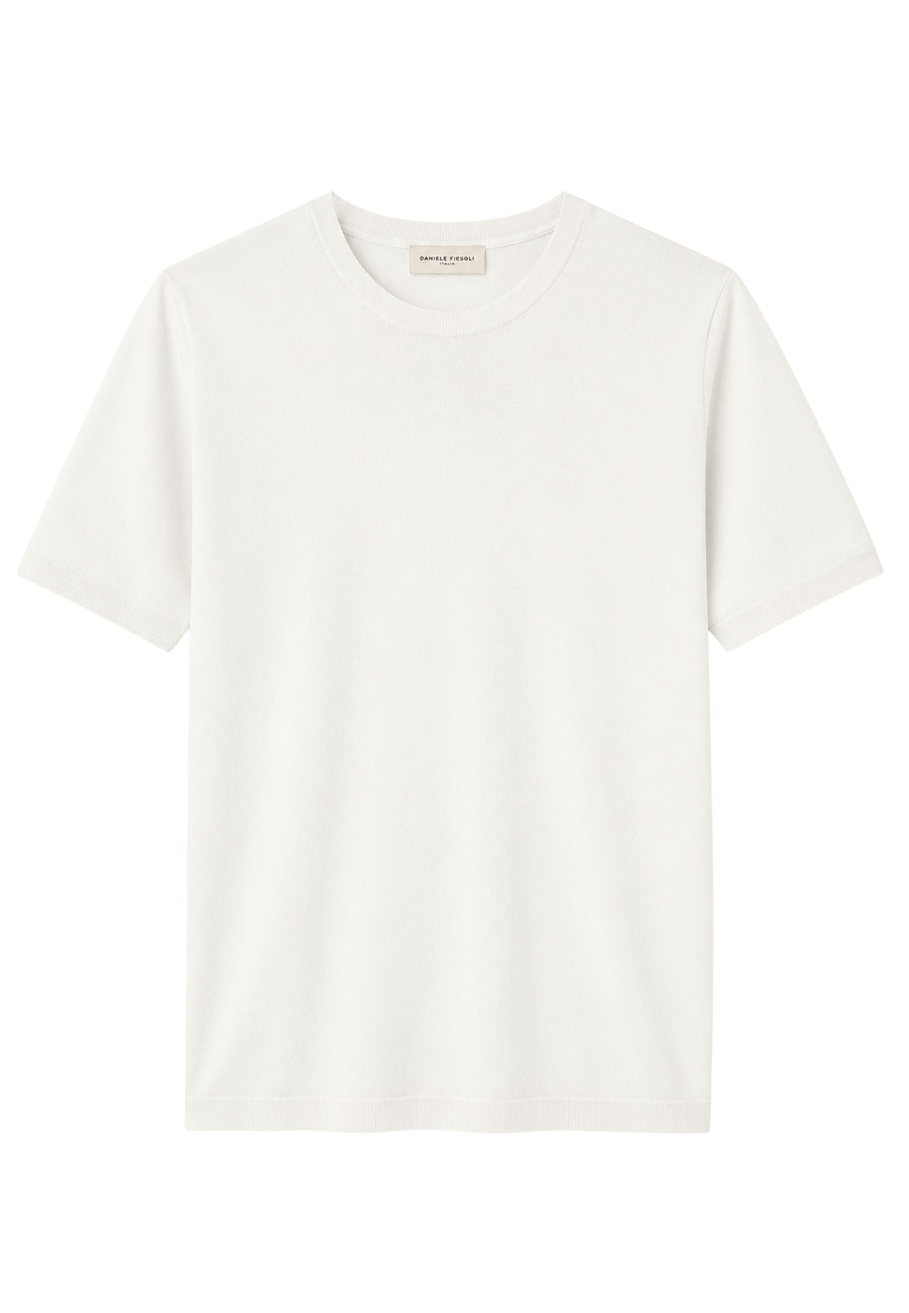 Daniele Fiesoli - T-shirt Girocollo in Cotone Crepe 