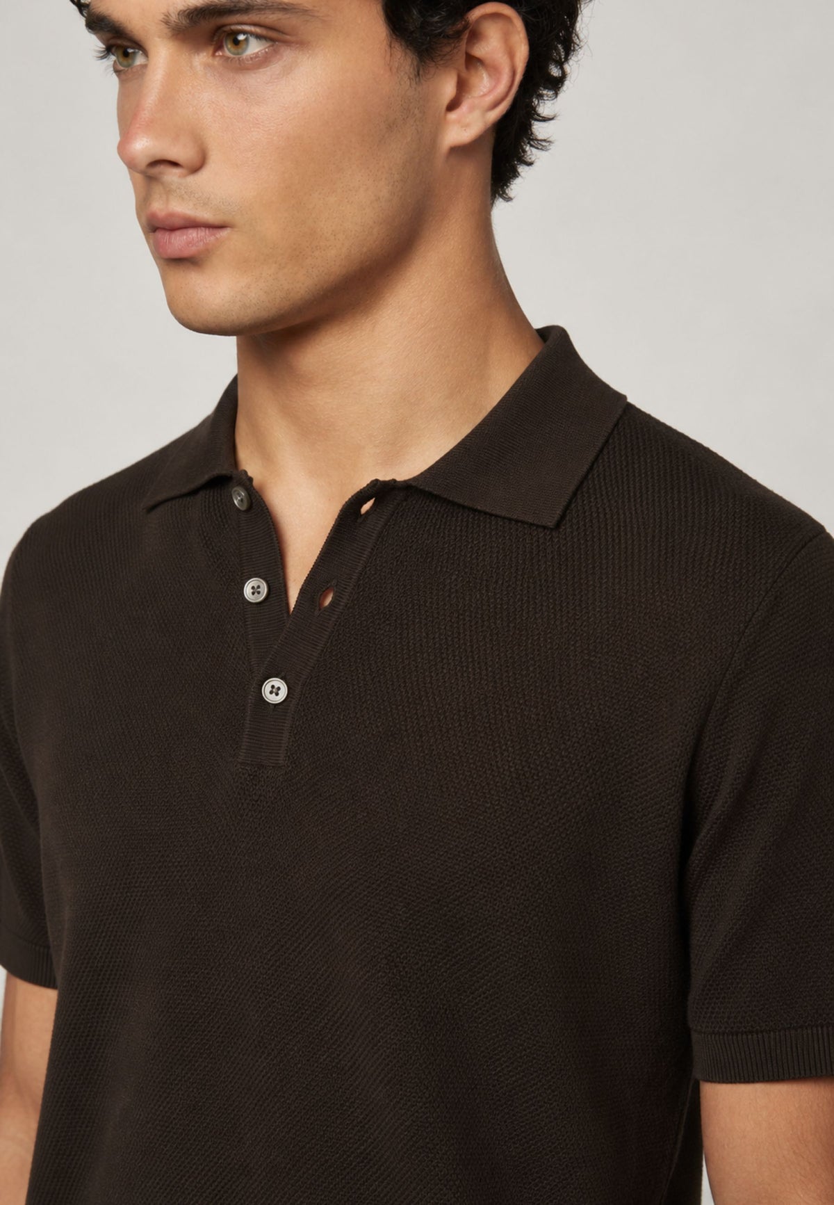 Daniele Fiesoli Polo in Maglia di Cotone 